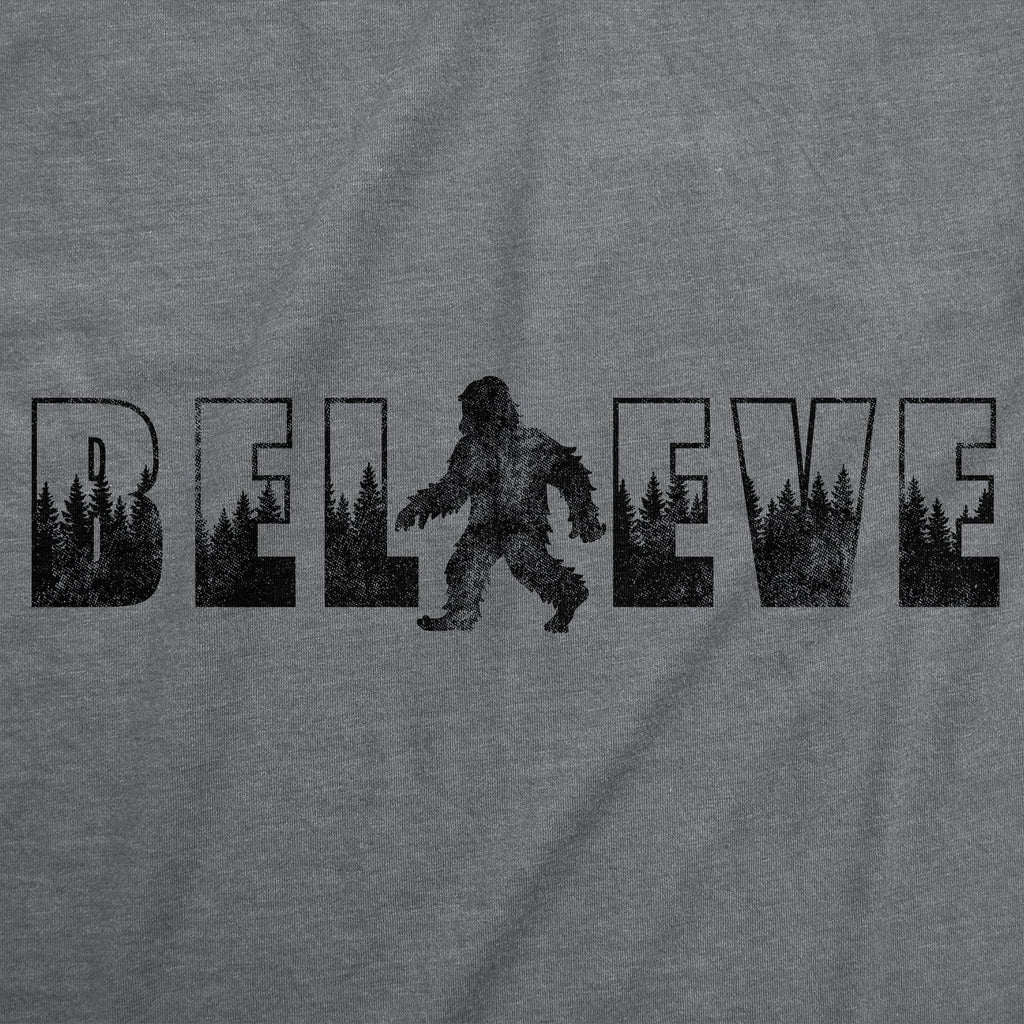 Believe Bigfoot Men's T Shirt