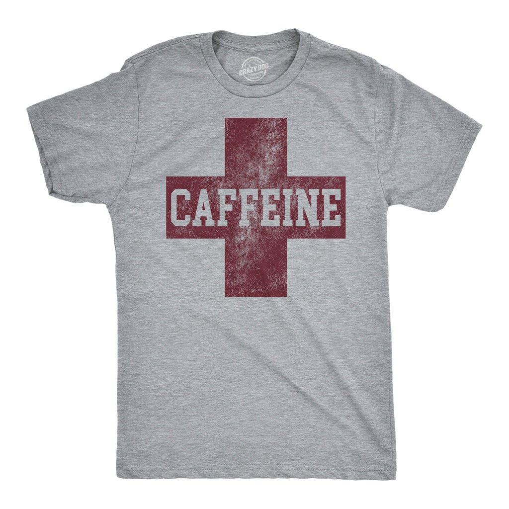 Caffeine Red Cross Men's T Shirt