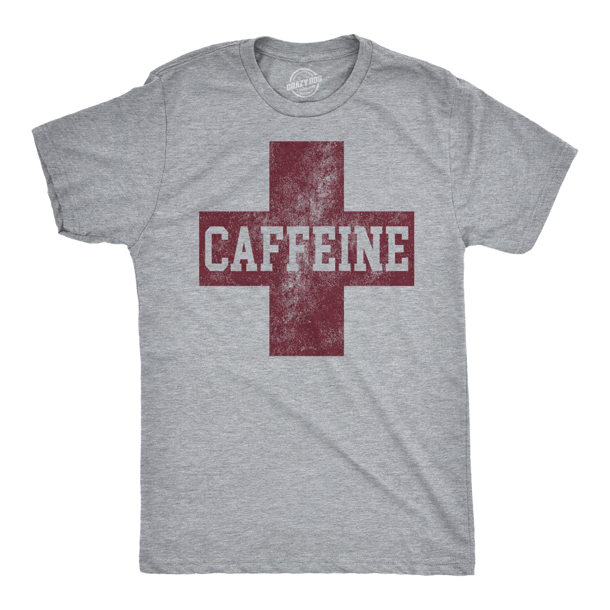 Caffeine Red Cross Men's T Shirt