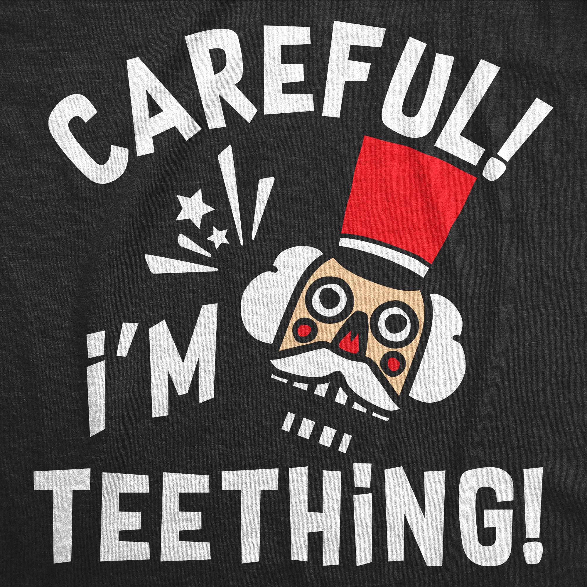 Careful Im Teething Baby Bodysuit