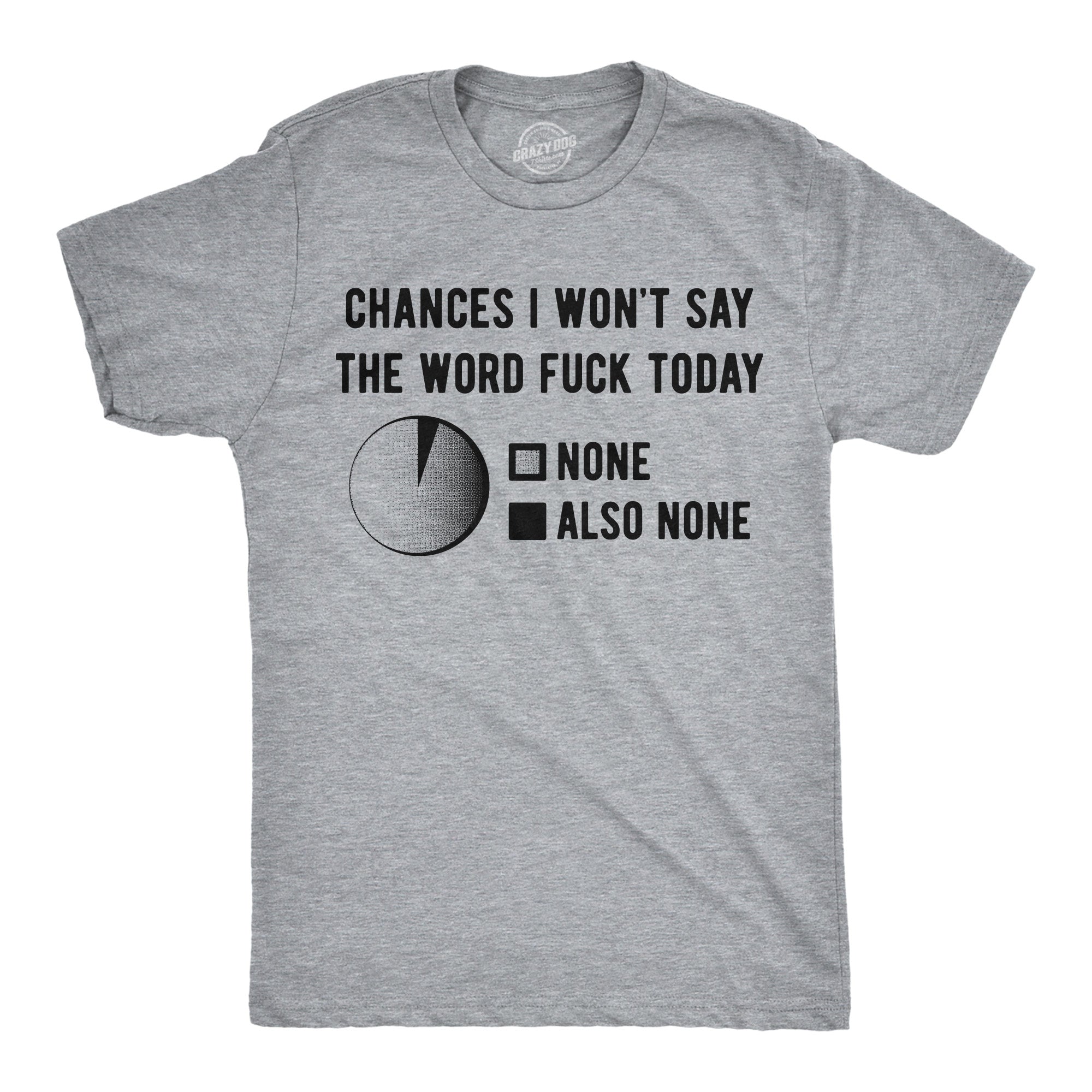 Chances I Wont Say The Word Fuck Men's T Shirt