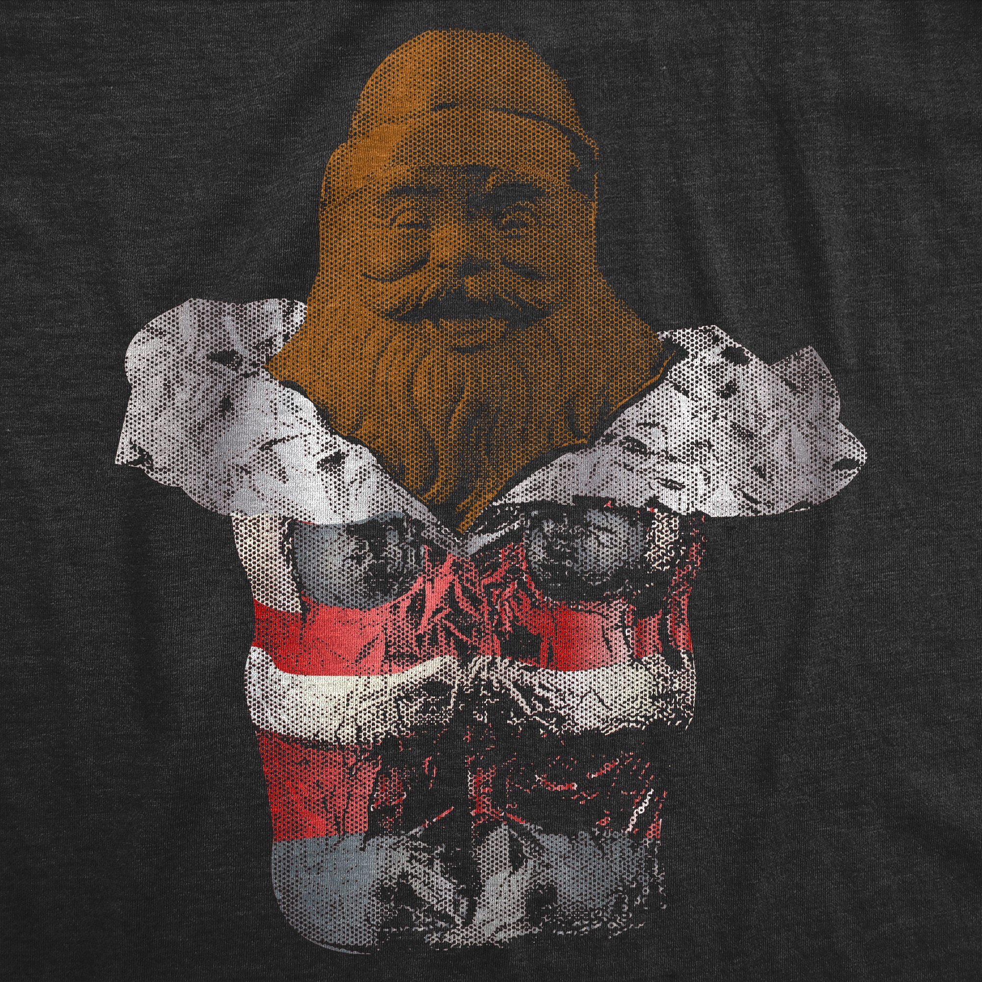 Chocolate Santa Foil Women's T Shirt