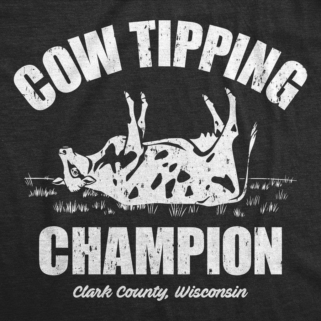 Cow Tipping Champion Men's T Shirt