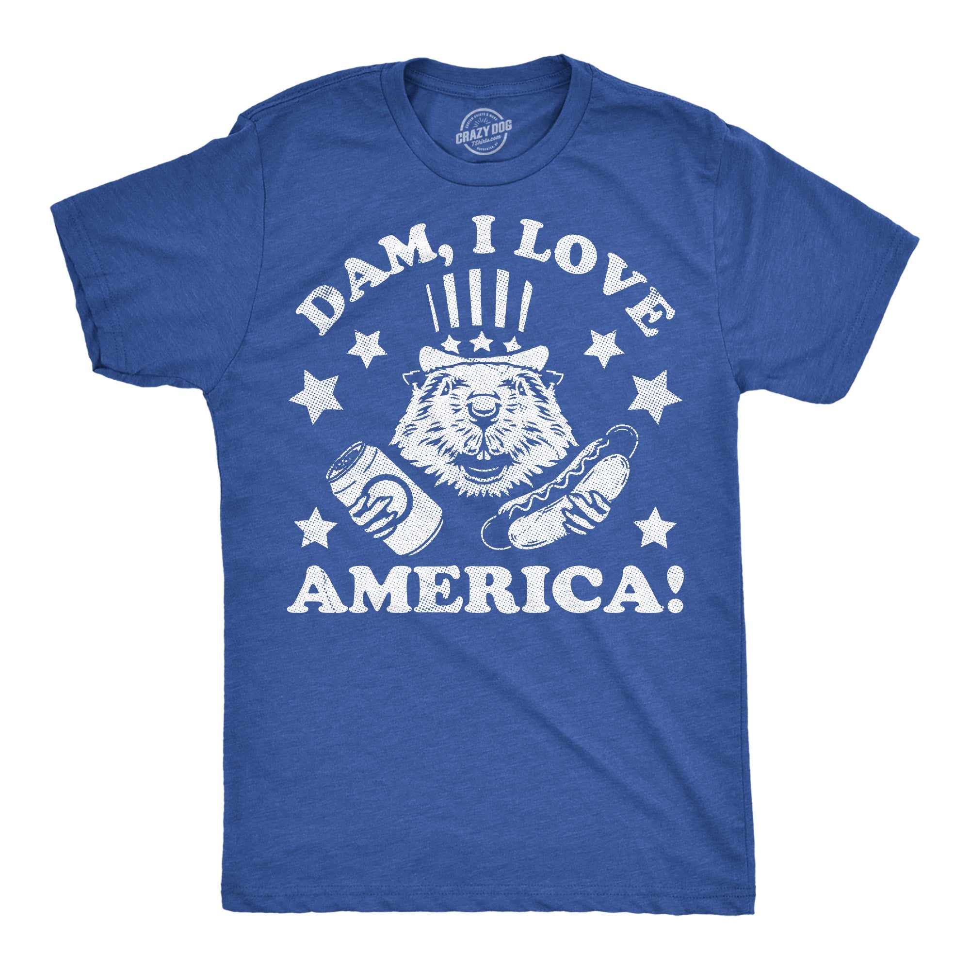 Dam I Love America Men's T Shirt
