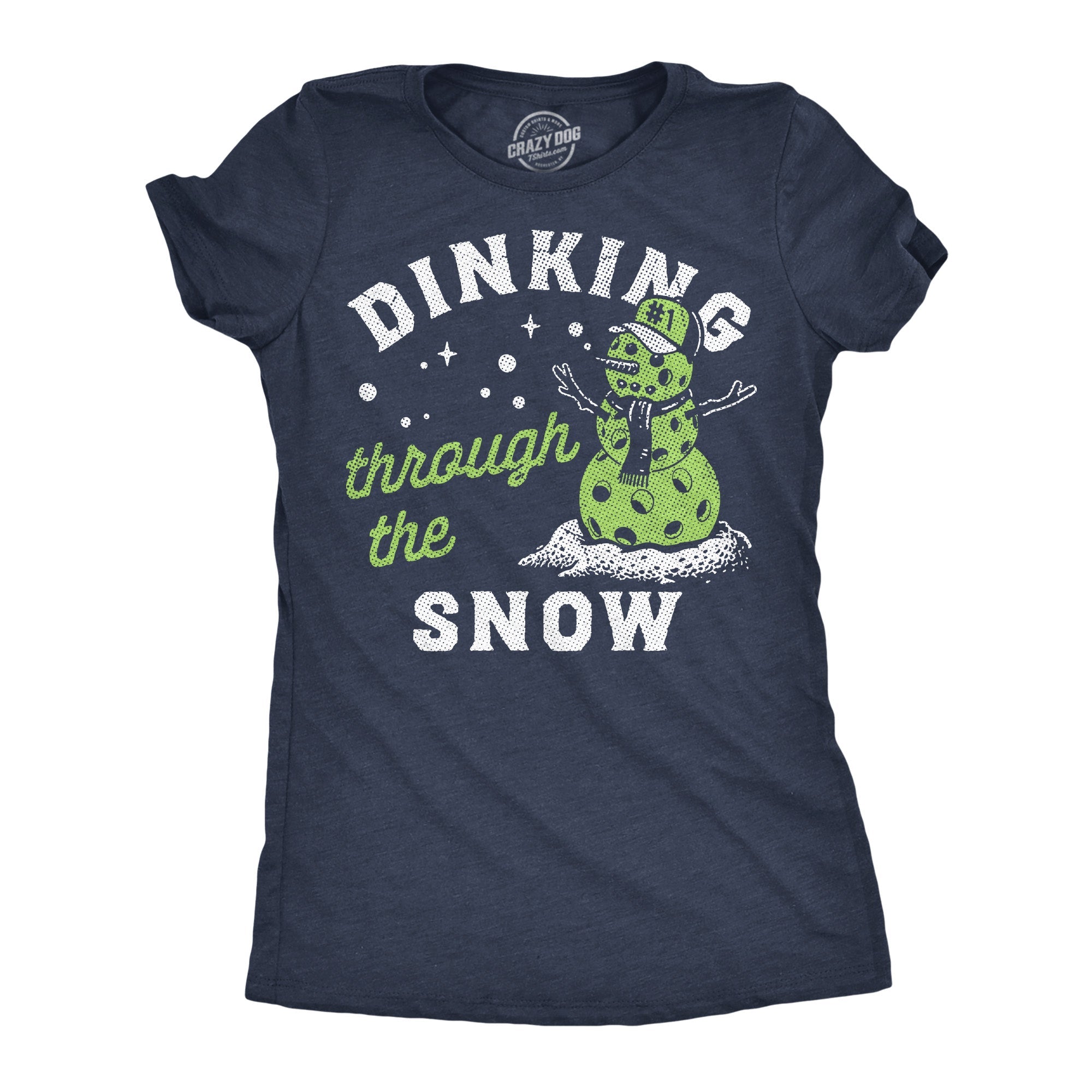 Dinking Through The Snow Women's T Shirt