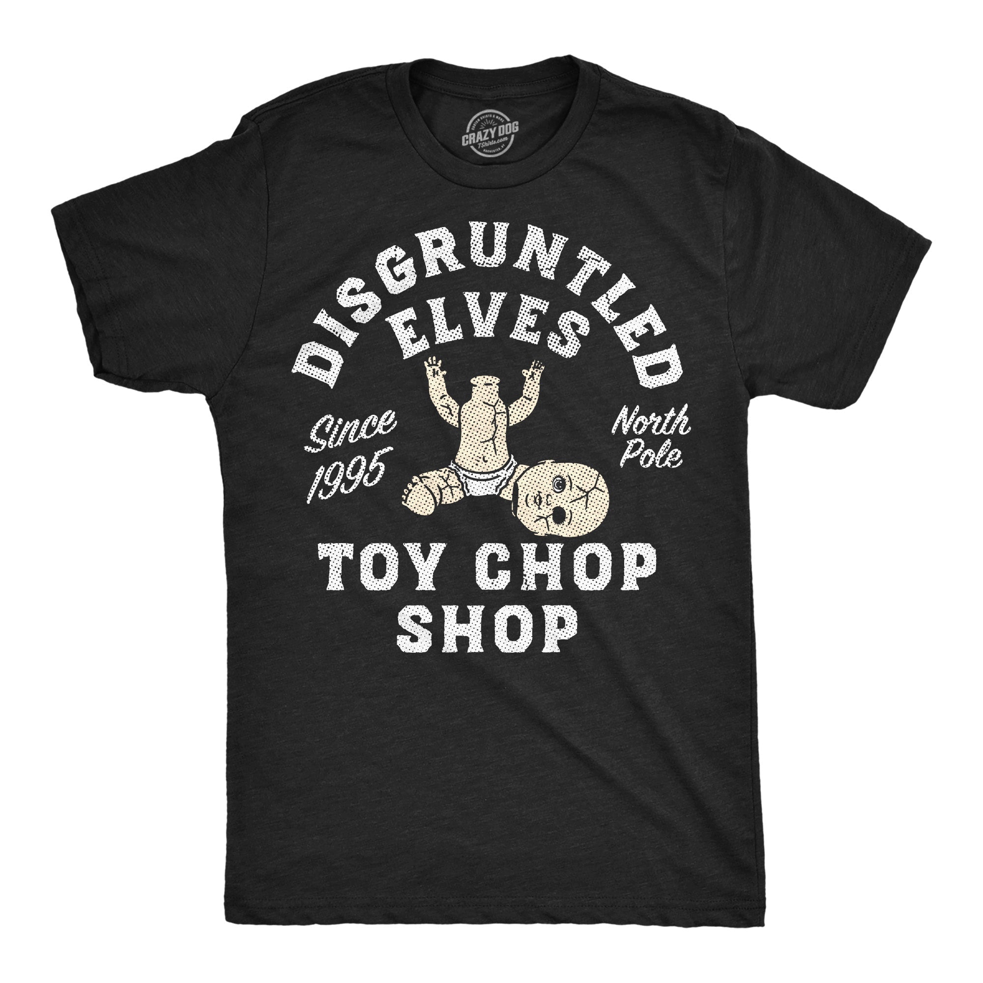 Disgruntled Elves Toy Chop Shop Men's T Shirt
