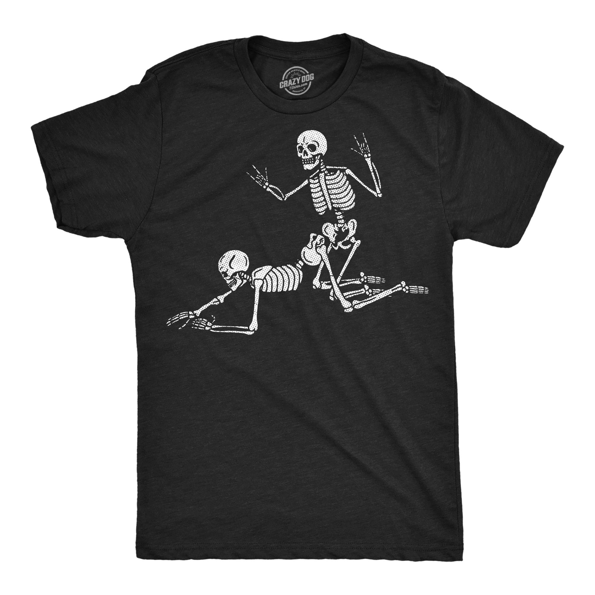 Doggy Style Skeletons Men's T Shirt