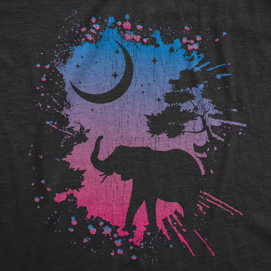 Elephant Moon Women's T Shirt