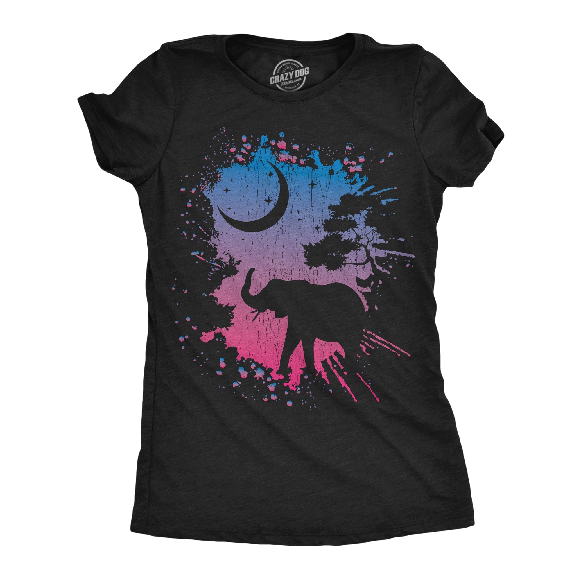 Elephant Moon Women's T Shirt