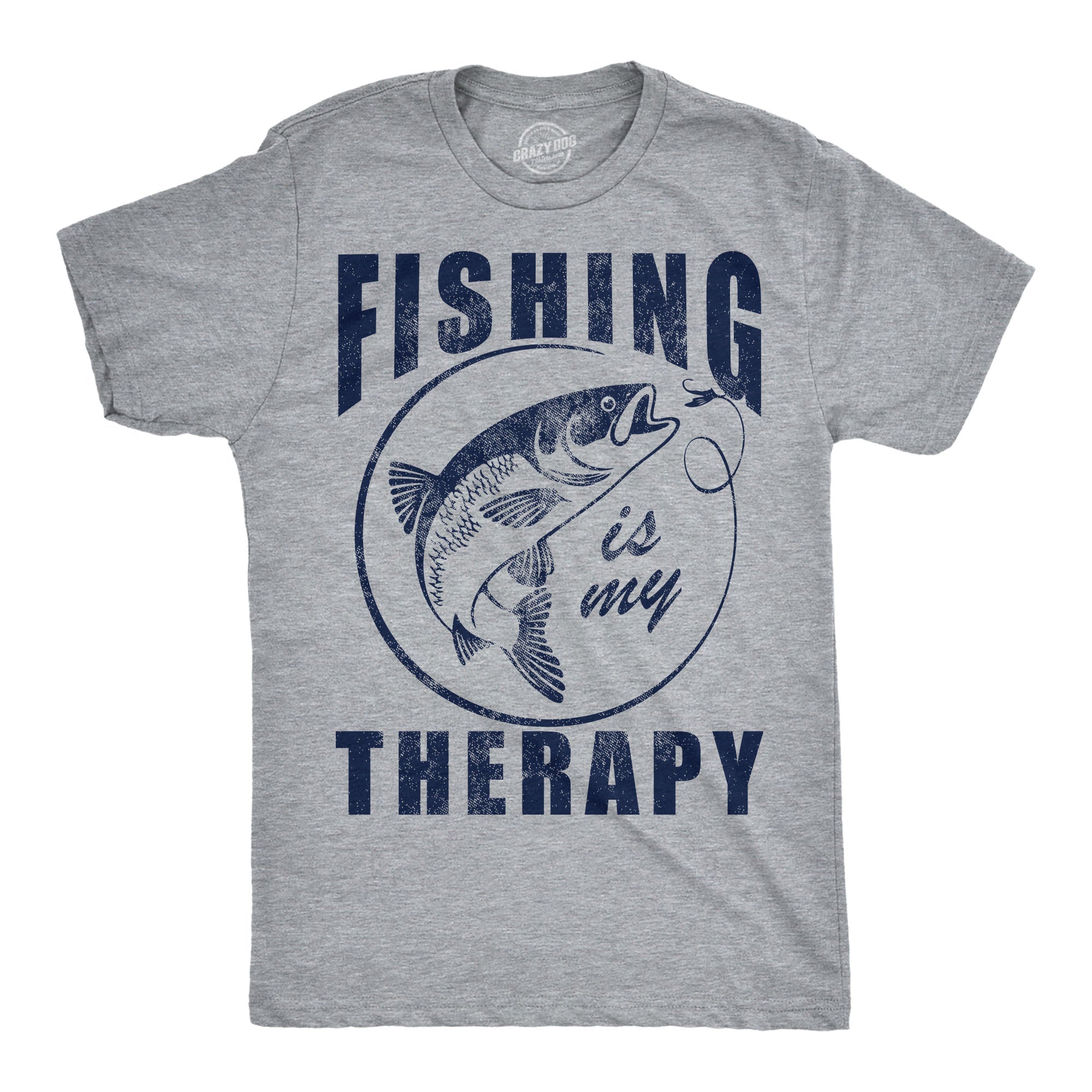 Fishing Is My Therapy Men's T Shirt