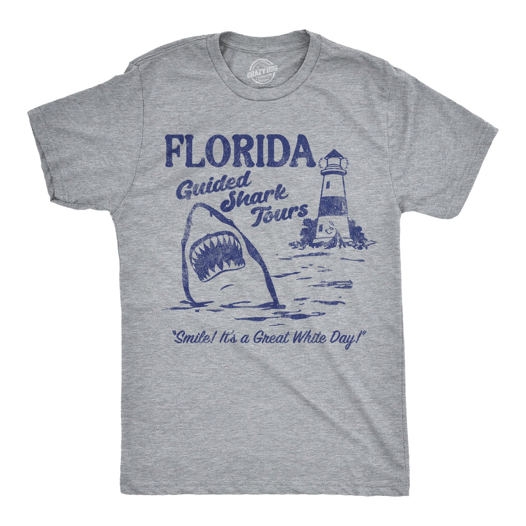 Florida Guided Shark Tours Men's T Shirt