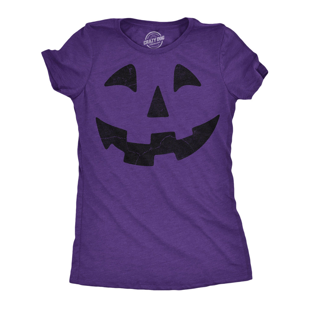 Giant Jack O Lantern Face Women's T Shirt