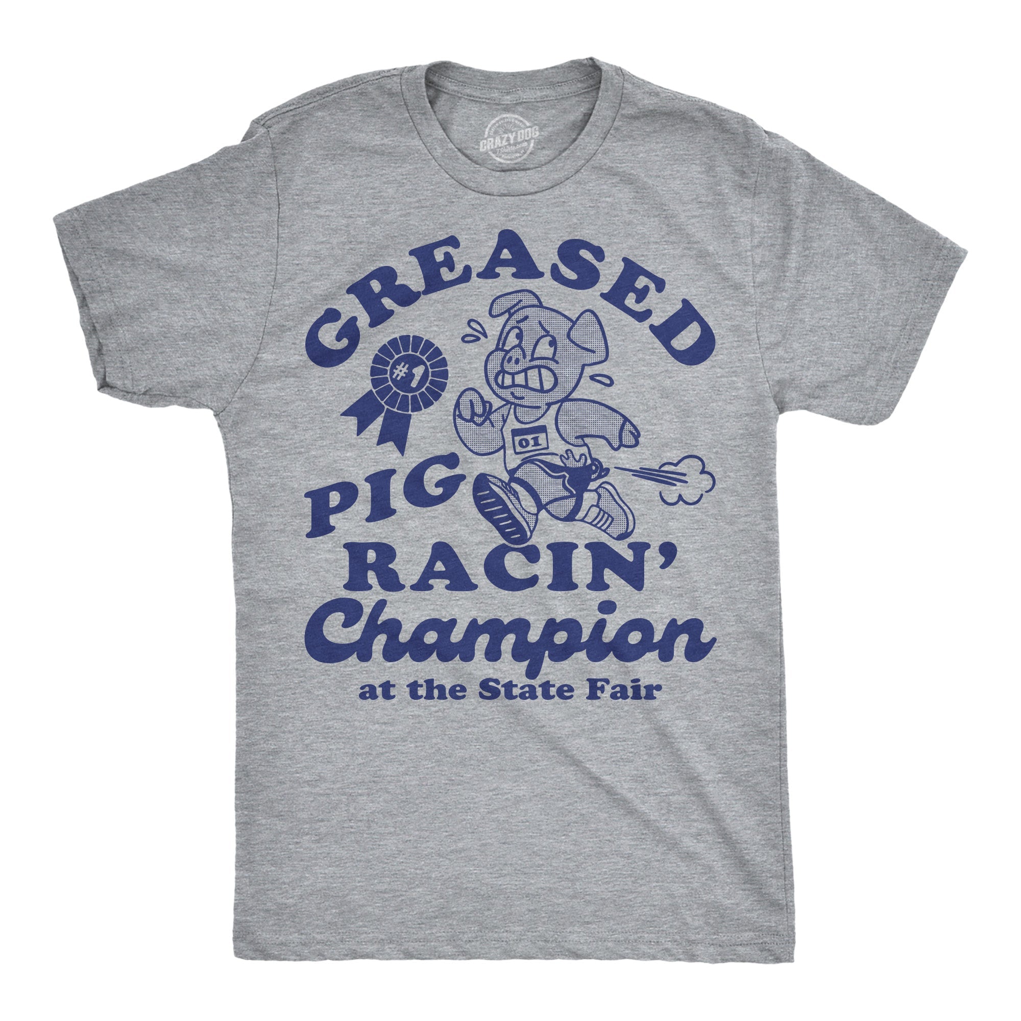 Greased Pig Racin Champion Men's T Shirt