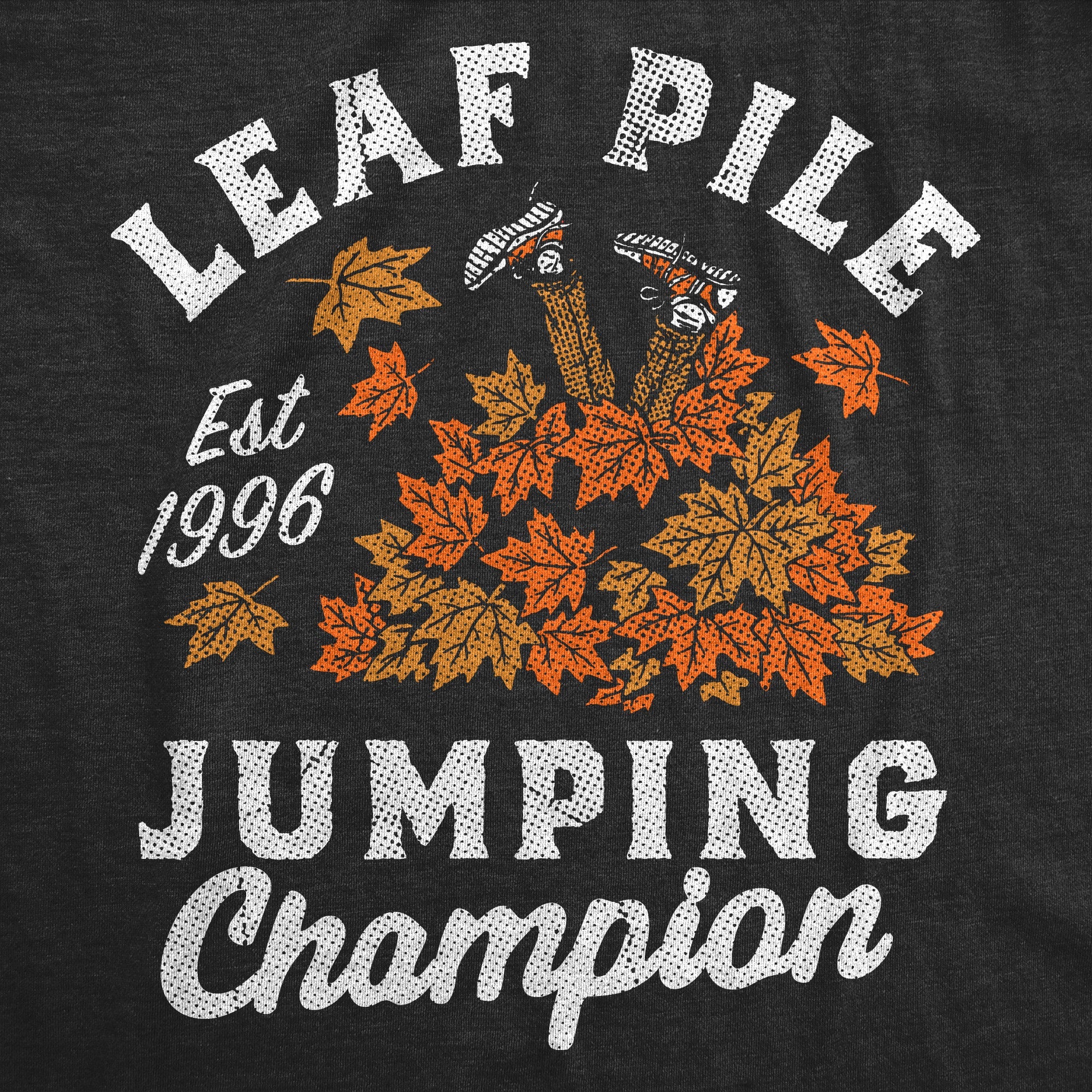 Leaf Pile Jumping Champion Toddler T Shirt