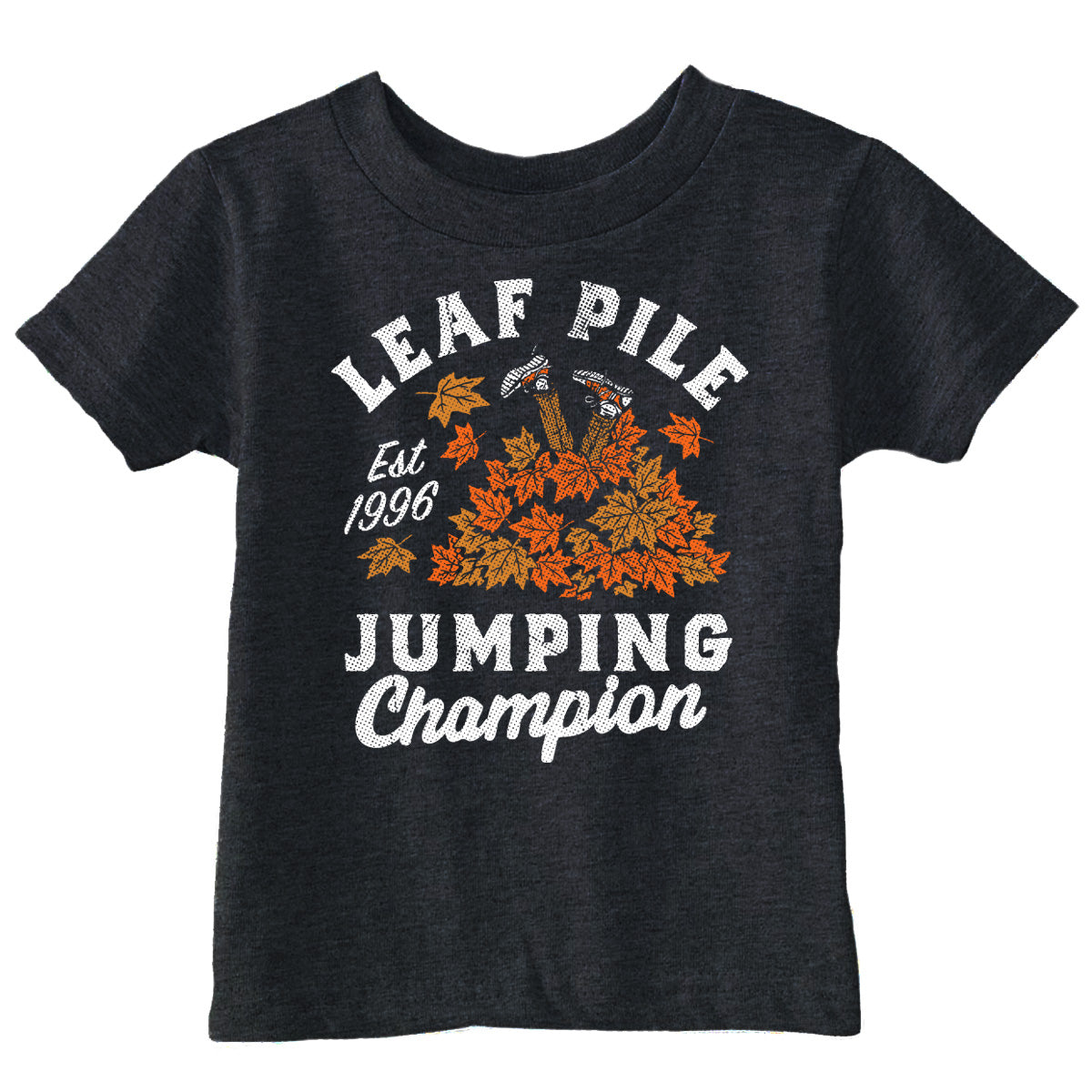Leaf Pile Jumping Champion Toddler T Shirt