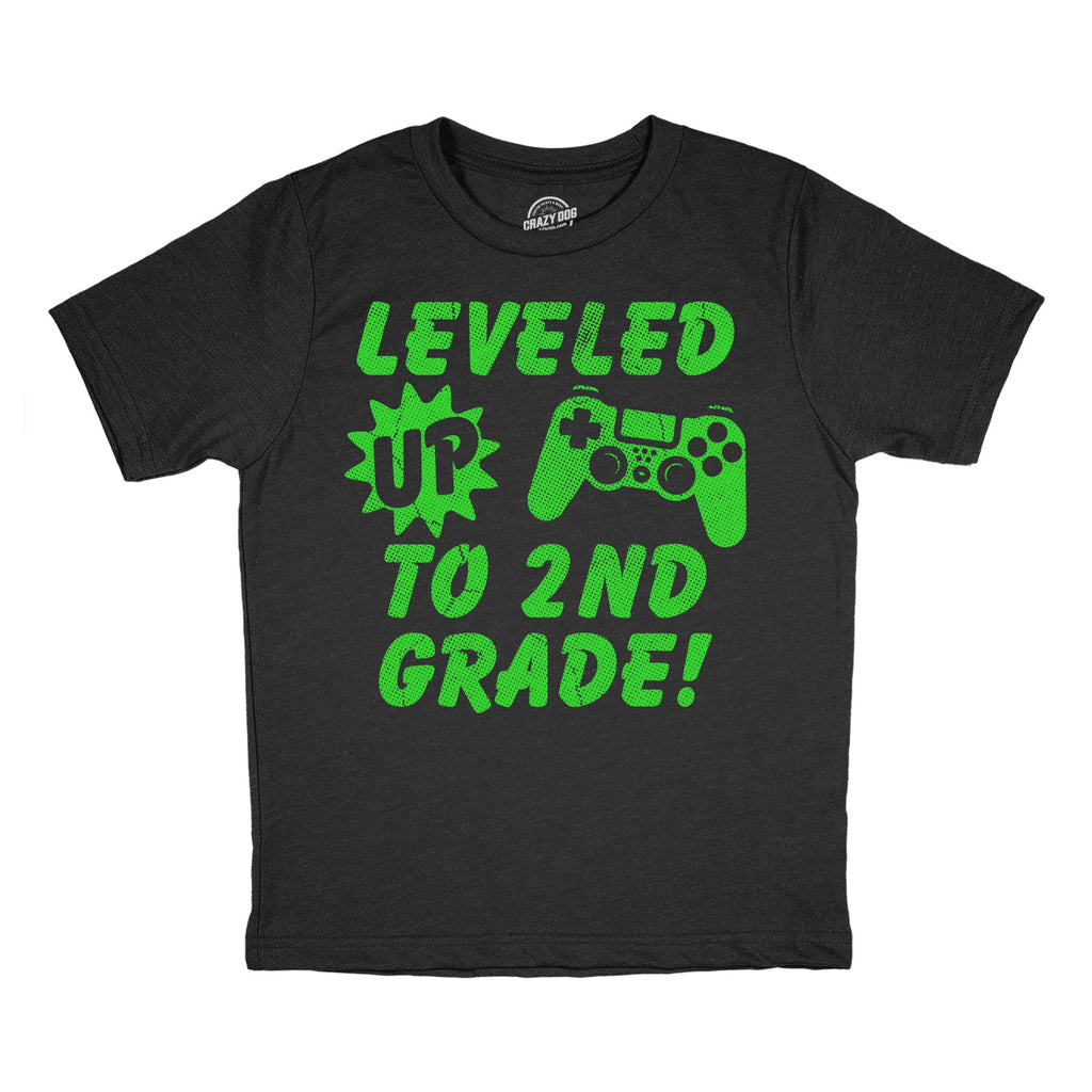 Leveled Up To 2nd Grade Youth T Shirt