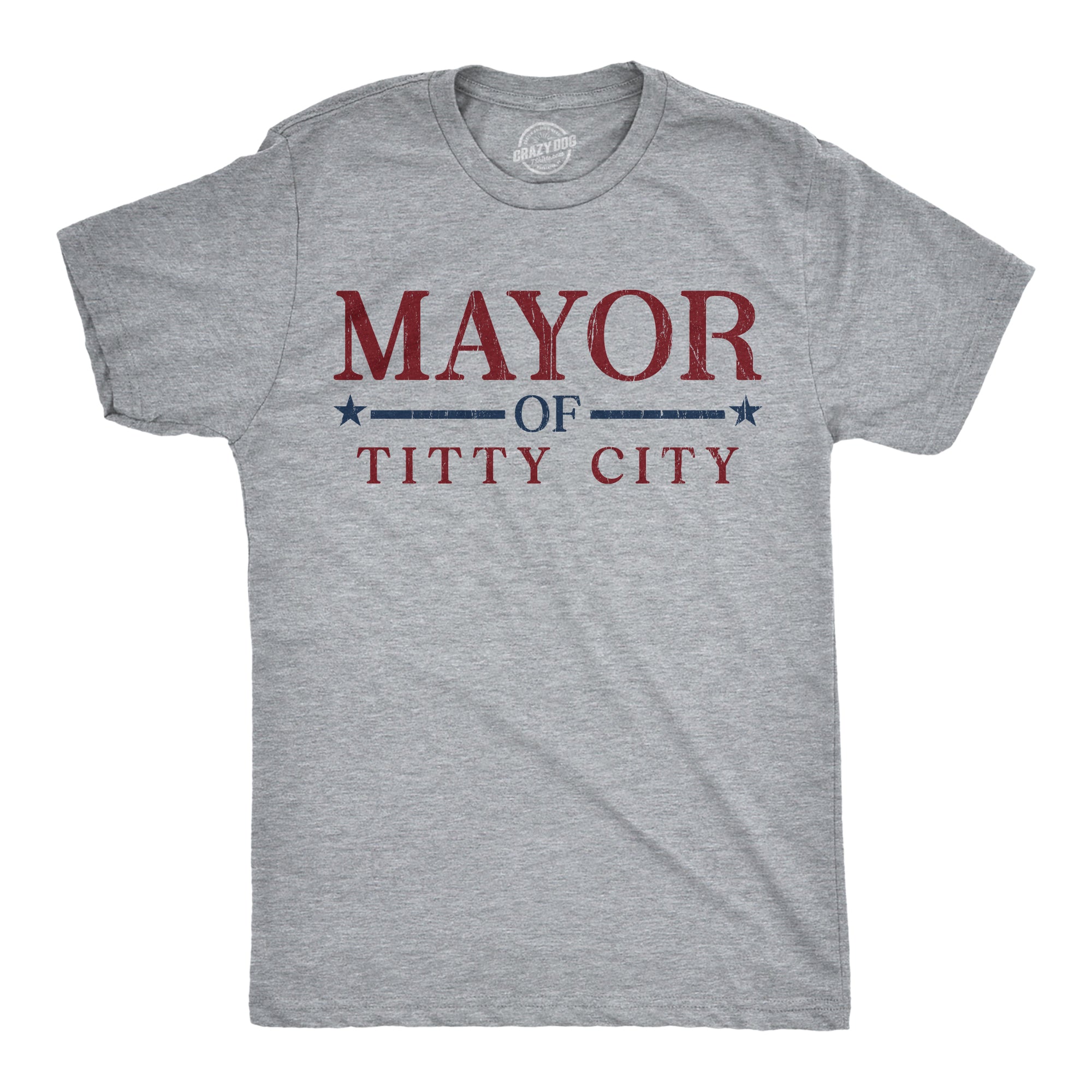 Mayor Of Titty City Men's T Shirt