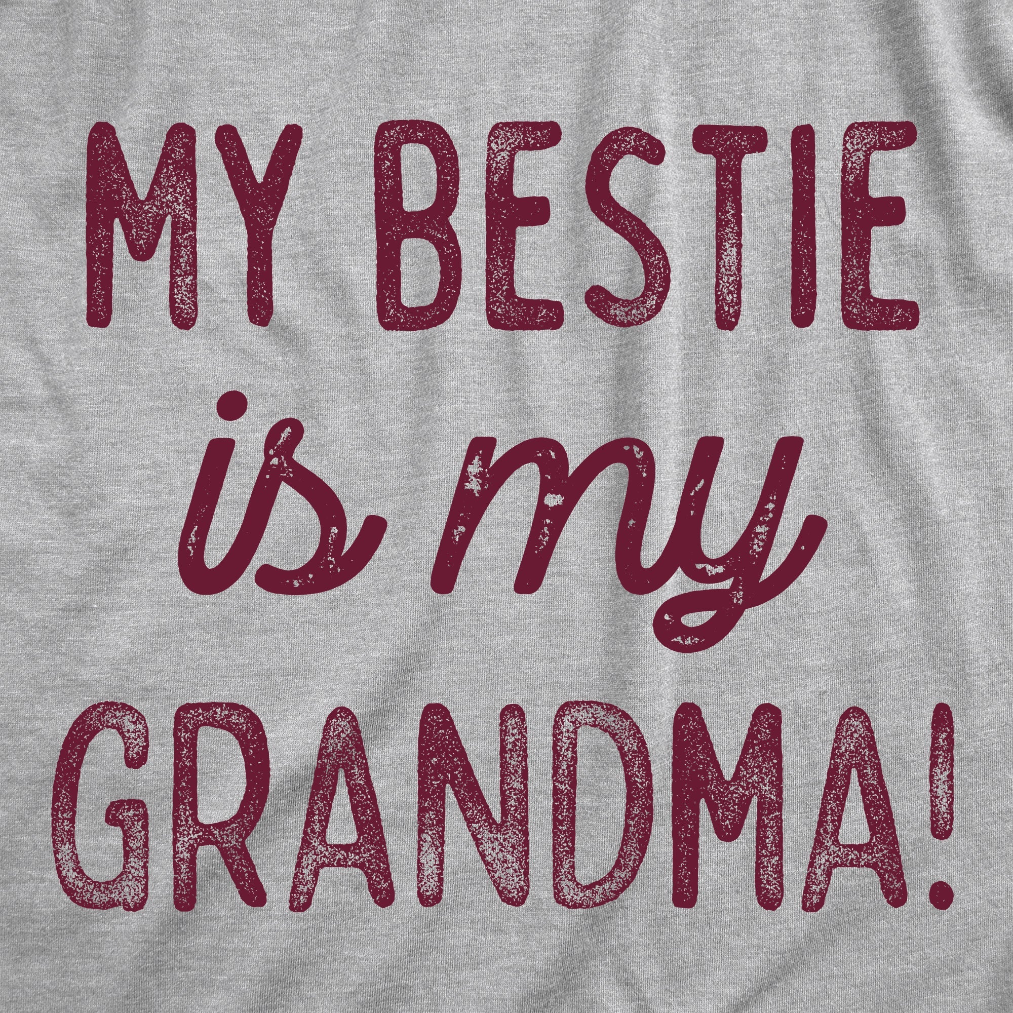 My Bestie Is My Grandma Youth T Shirt