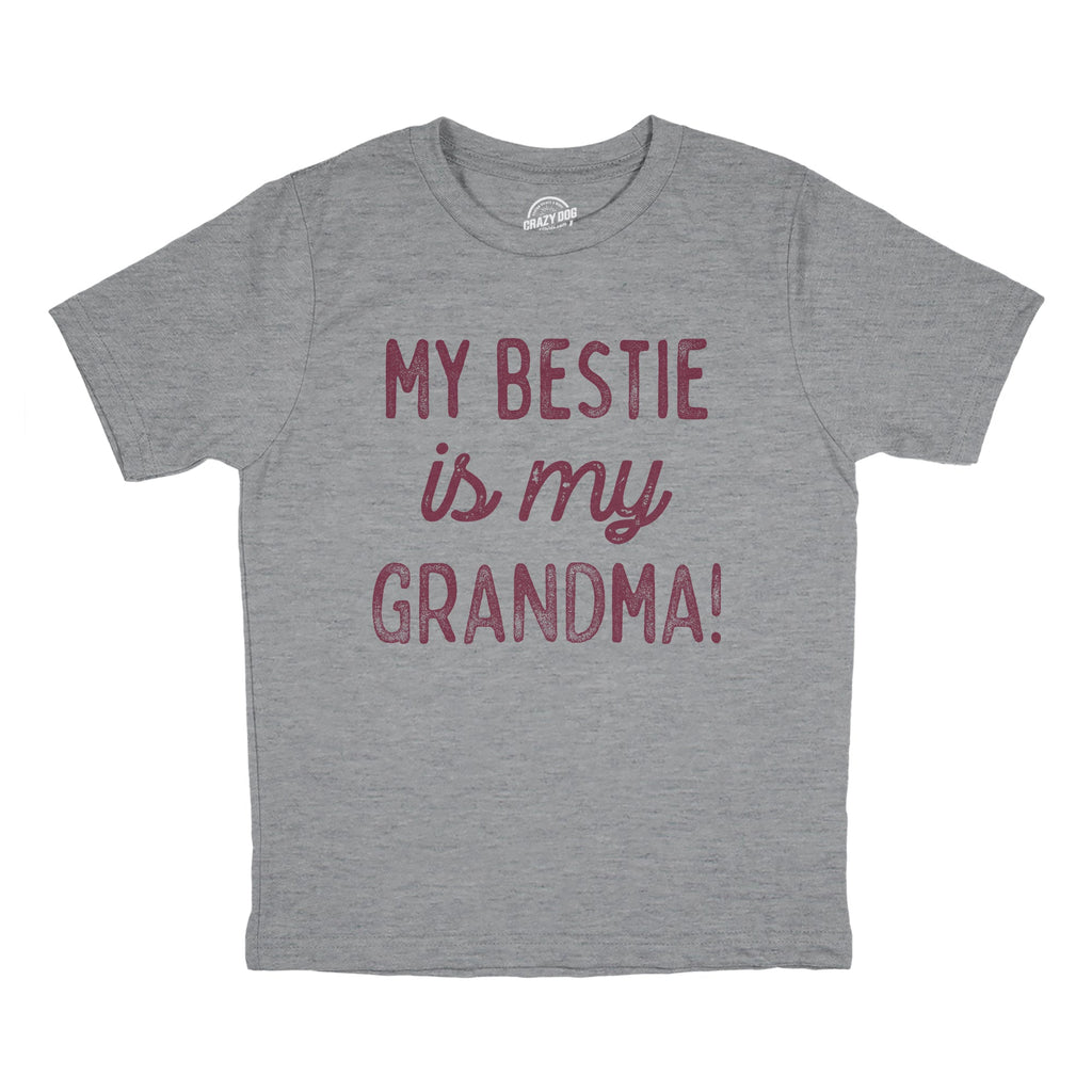 My Bestie Is My Grandma Youth T Shirt