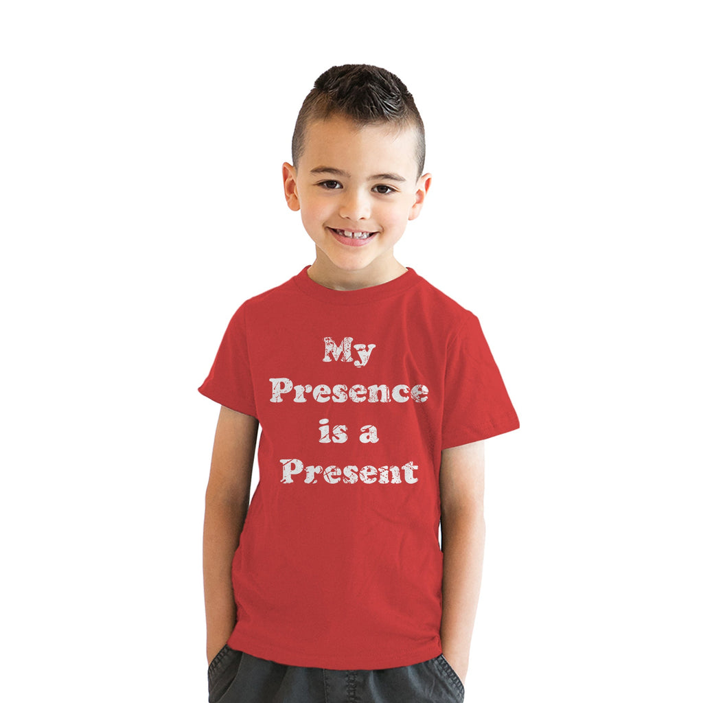 My Presence Is A Present Youth T Shirt