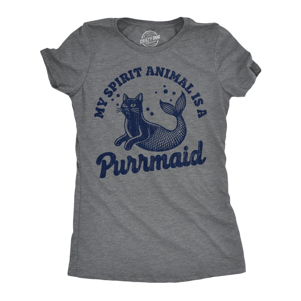 My Spirit Animal Is A Purrmaid Women's T Shirt