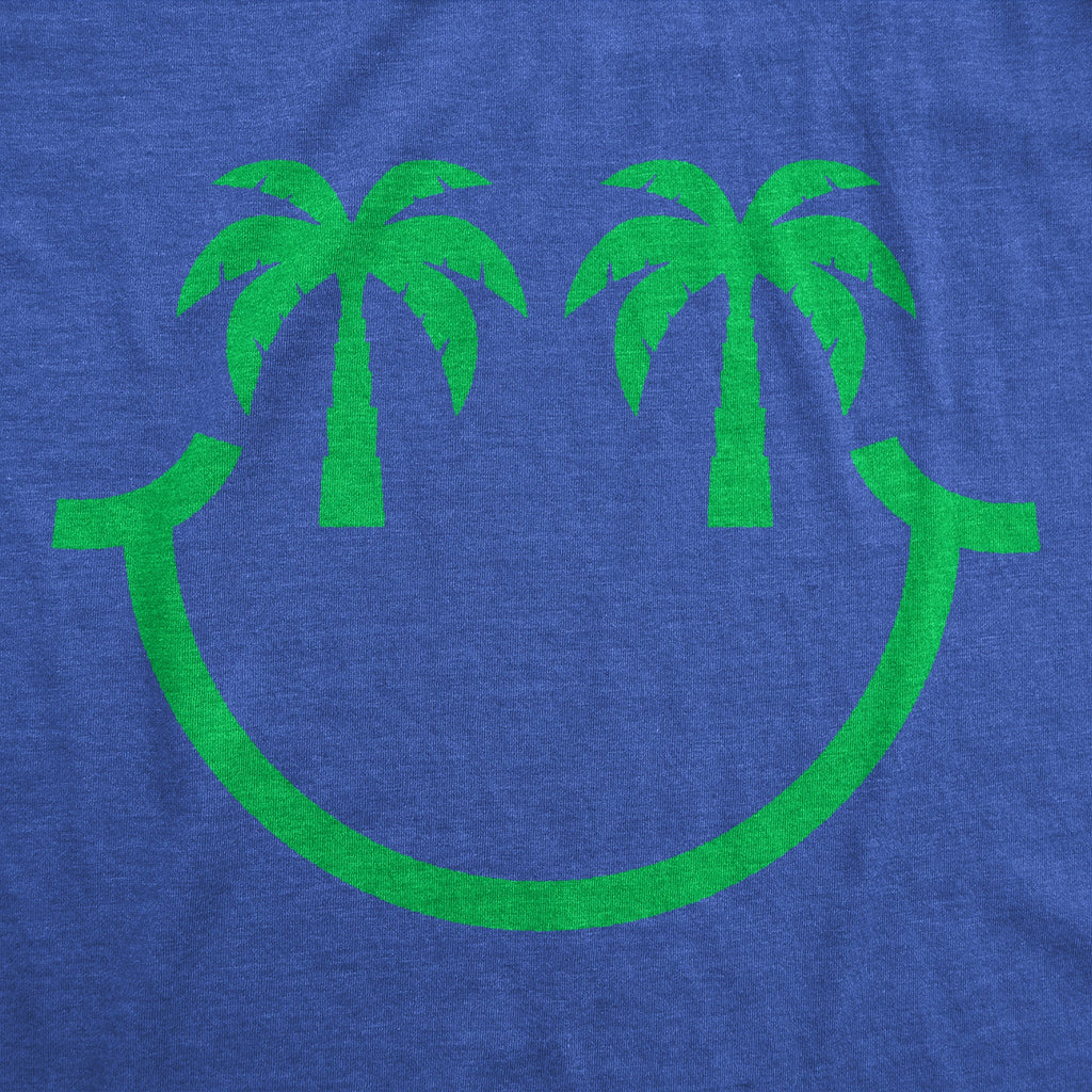Palm Tree Eyes Smile Women's T Shirt