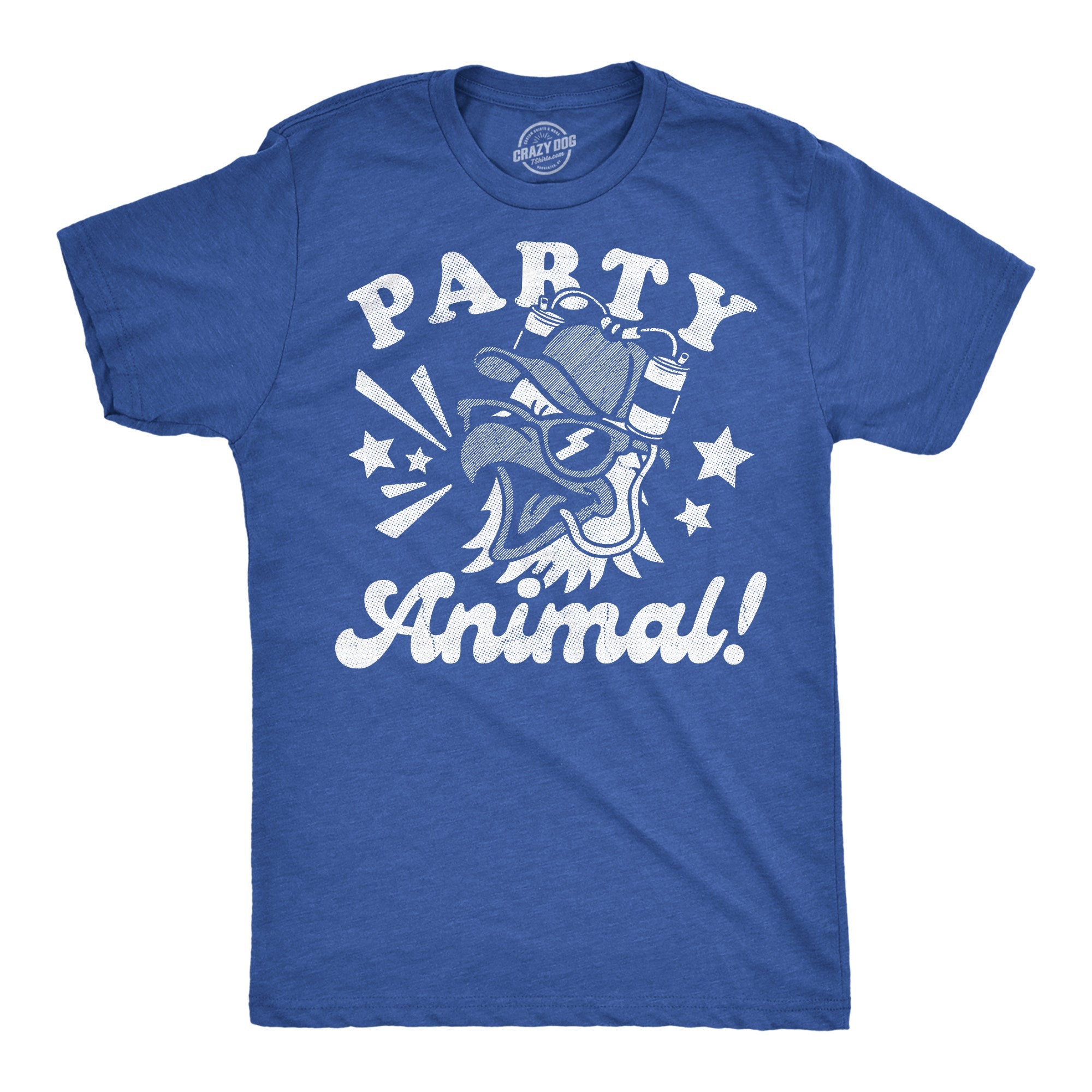 Party Animal Bald Eagle Men's T Shirt