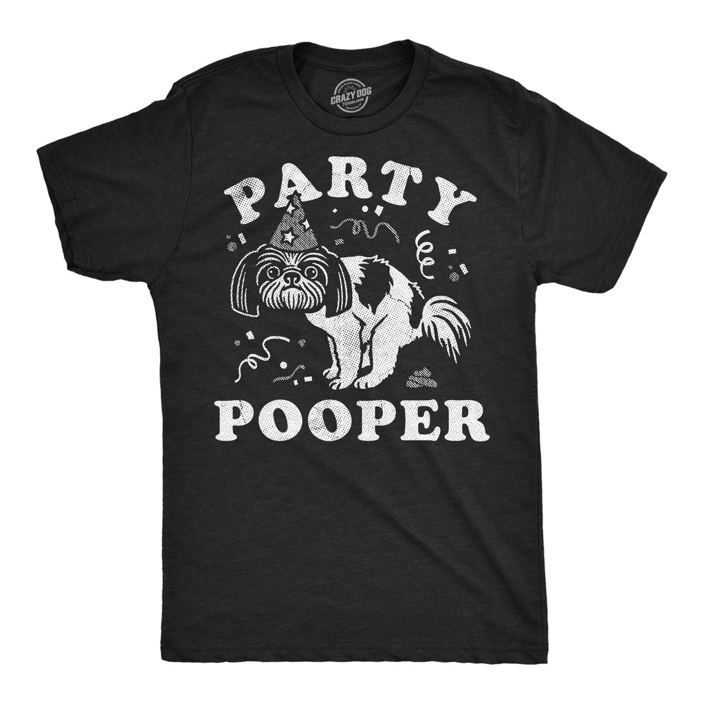 Party Pooper Dog Men's T Shirt
