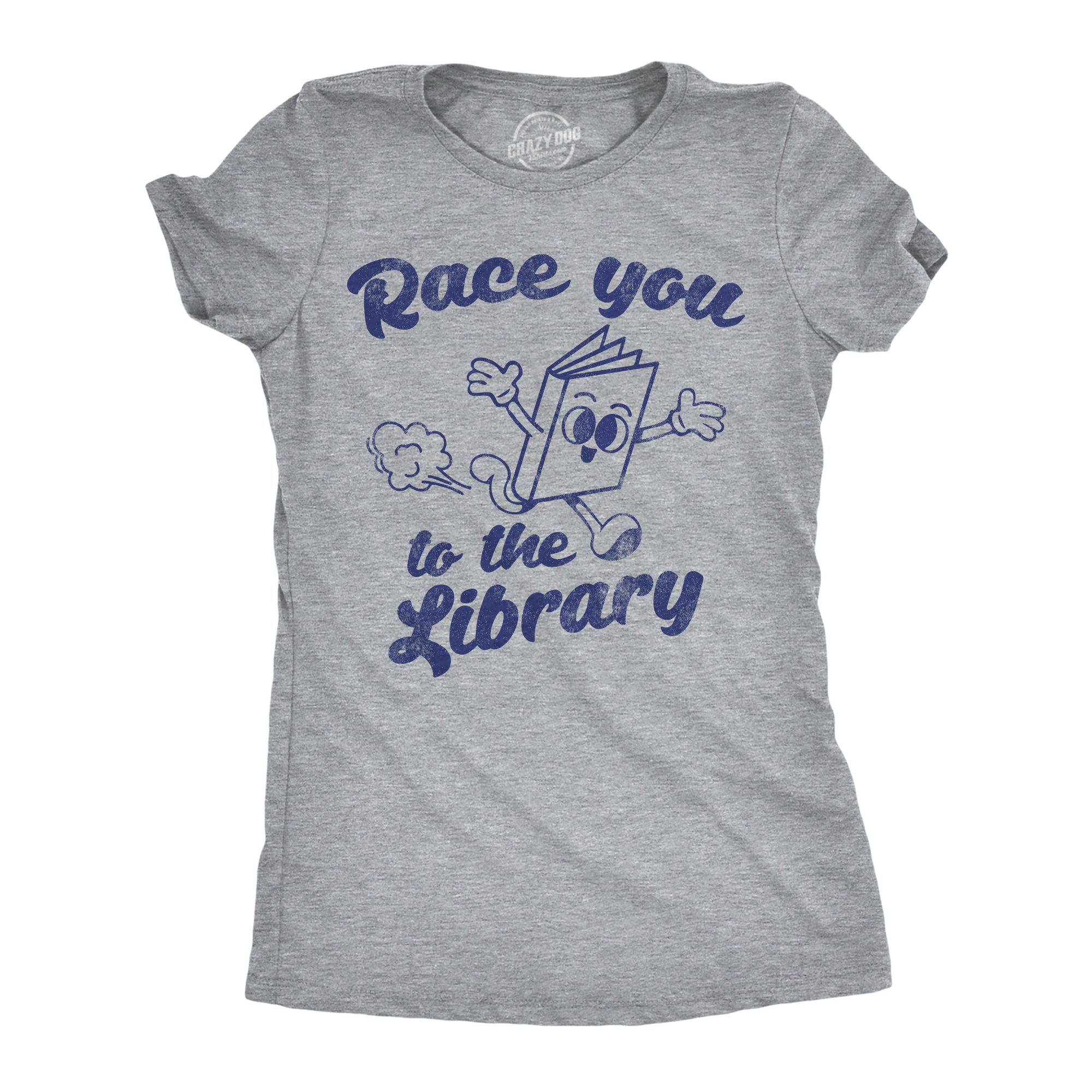 Race You To The Library Women's T Shirt