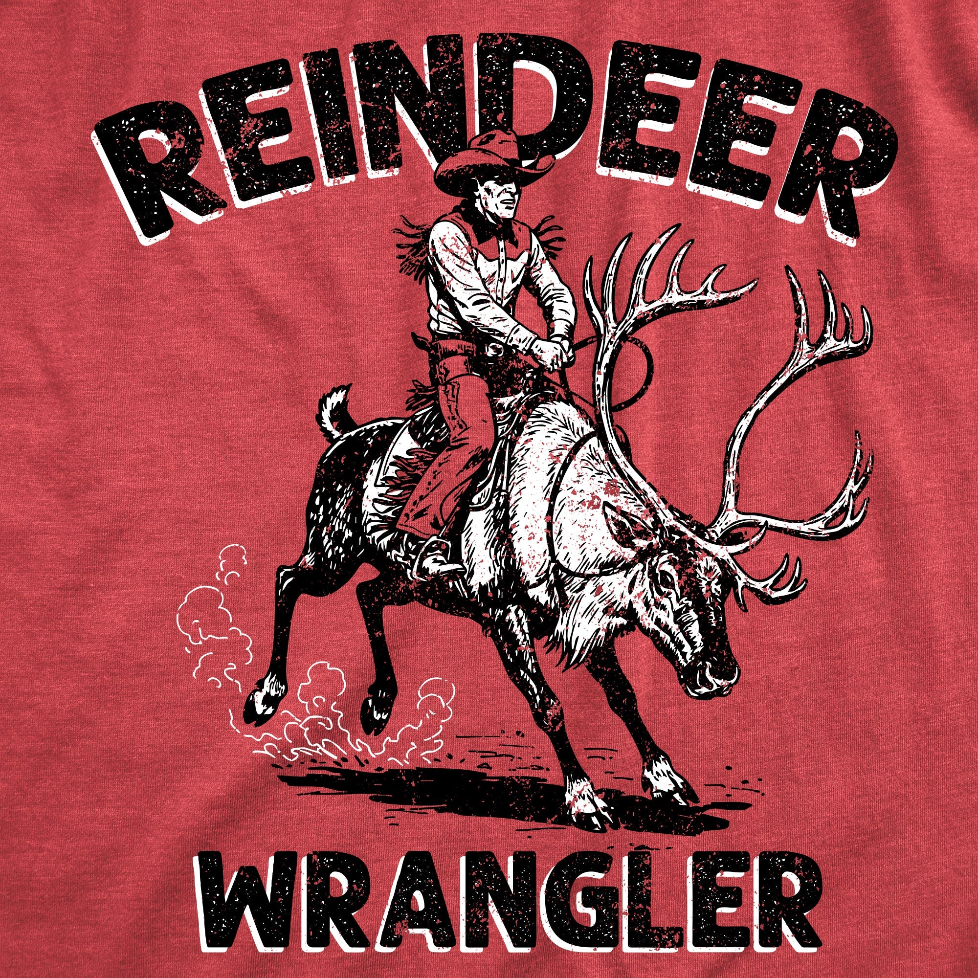 Reindeer Wrangler Men's T Shirt