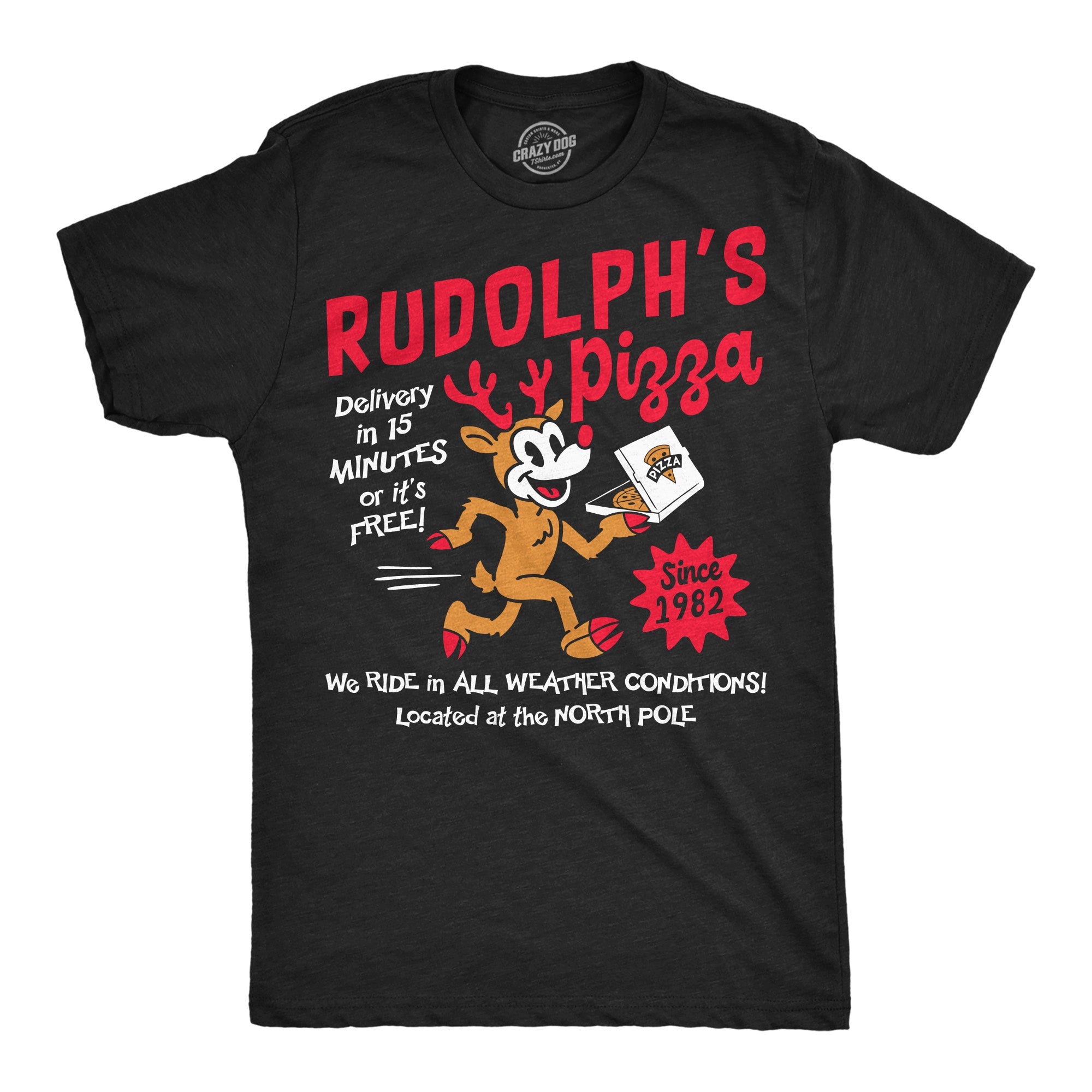 Rudolphs Pizza Men's T Shirt