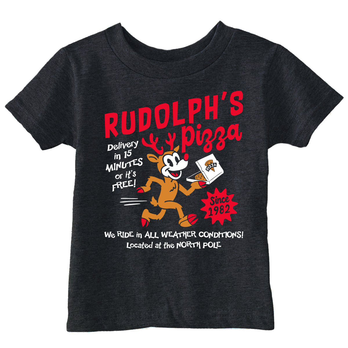 Rudolphs Pizza Toddler T Shirt