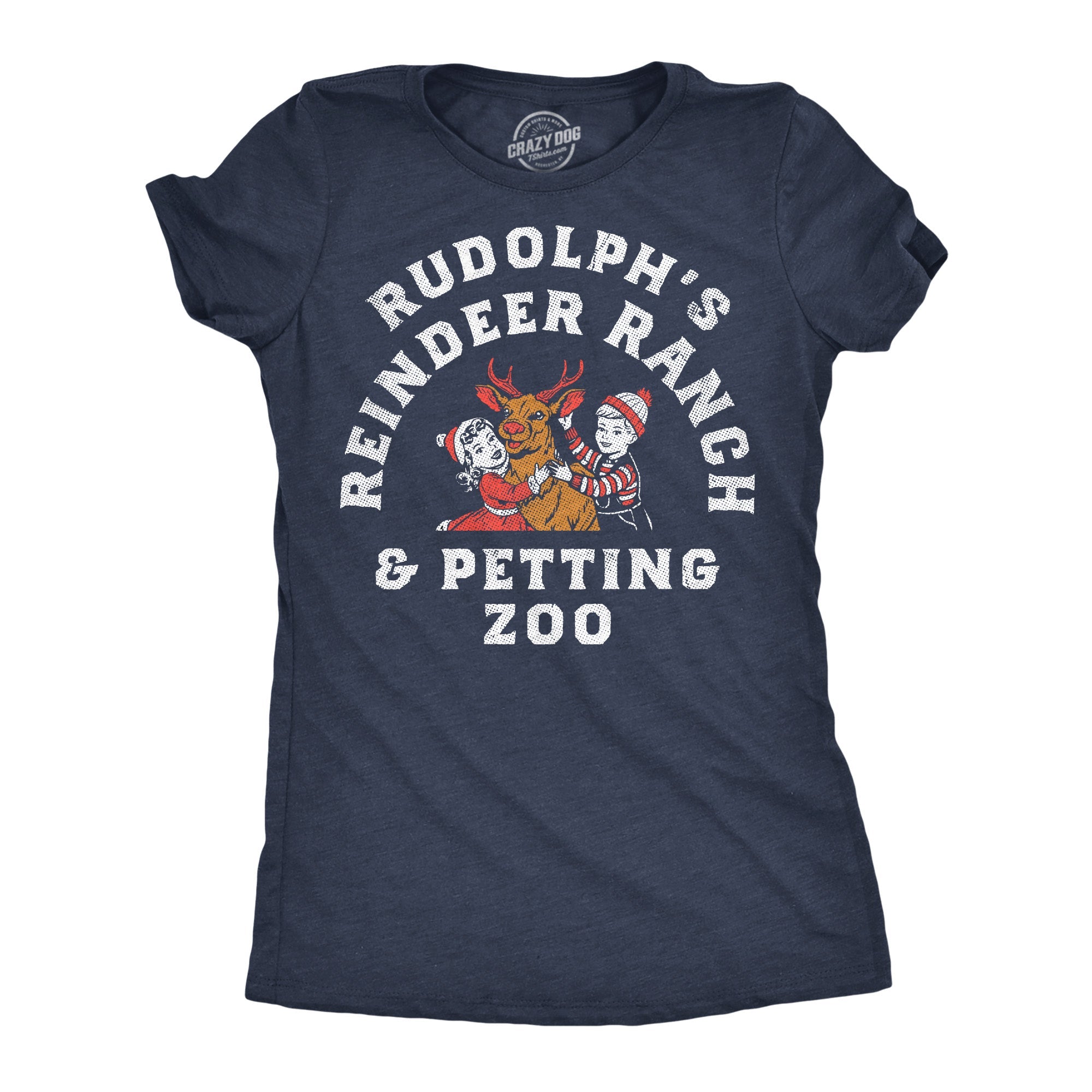 Rudolphs Reindeer Ranch And Petting Zoo Women's T Shirt