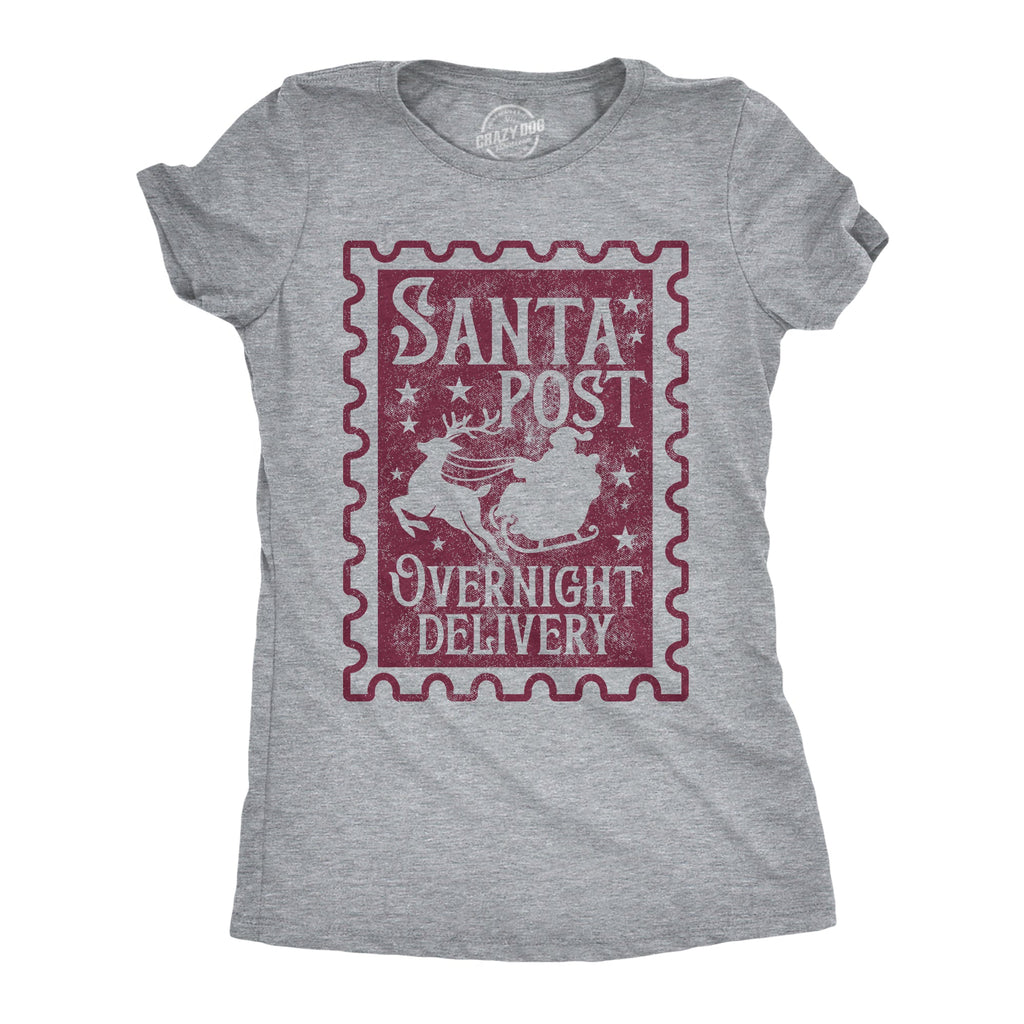 Santa Post Overnight Delivery Women's T Shirt
