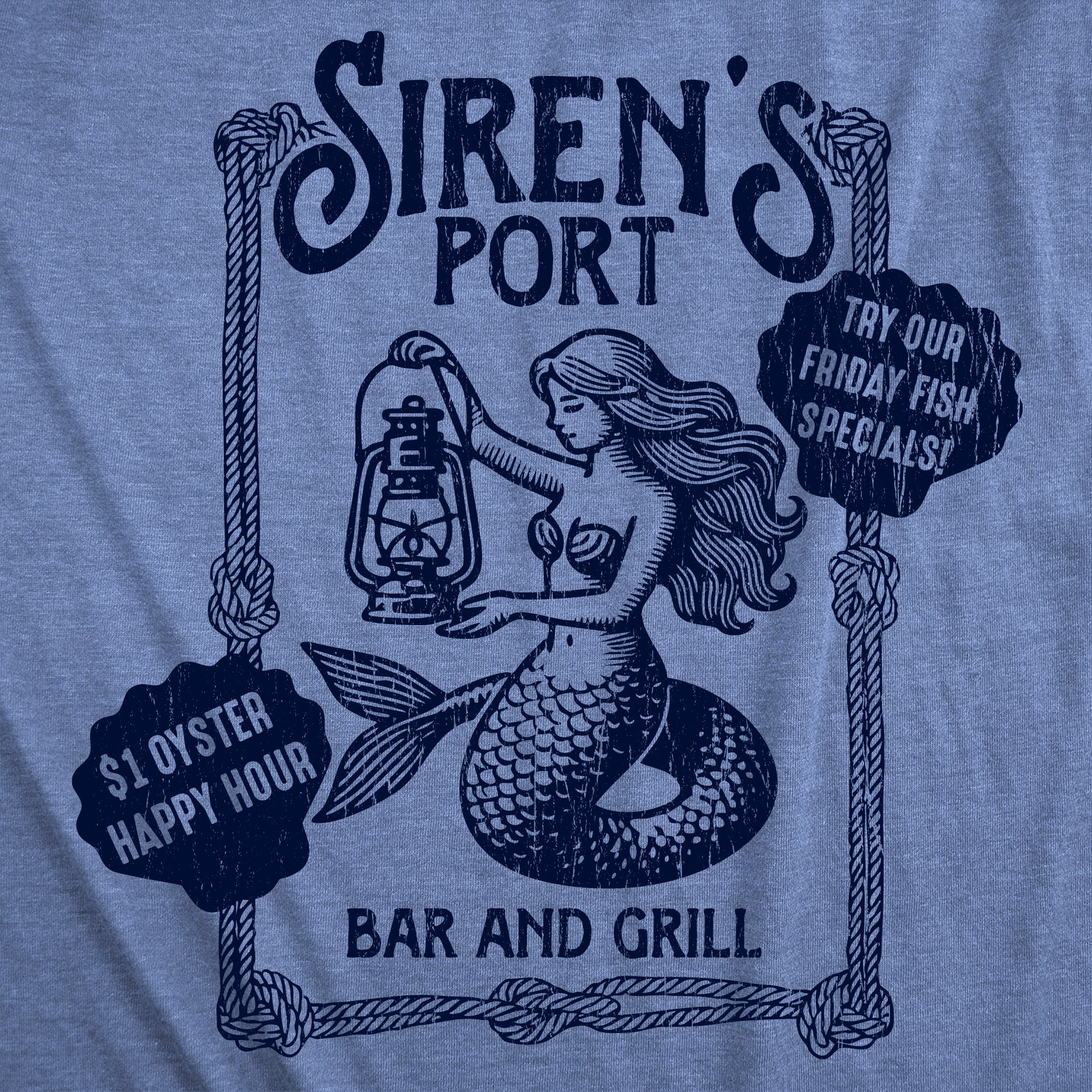 Sirens Port Bar And Grill Men's T Shirt