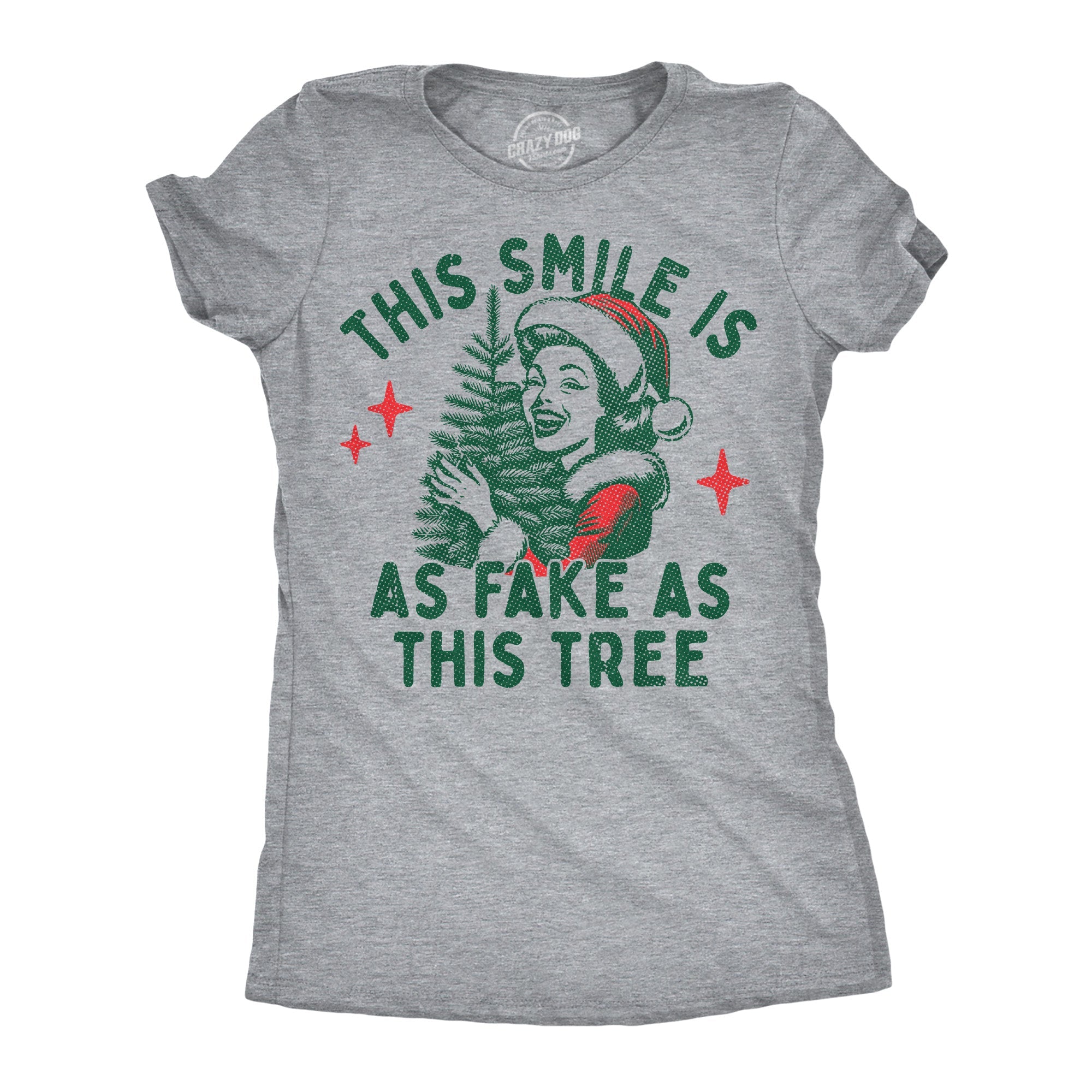 This Smile Is As Fake As This Tree Women's T Shirt