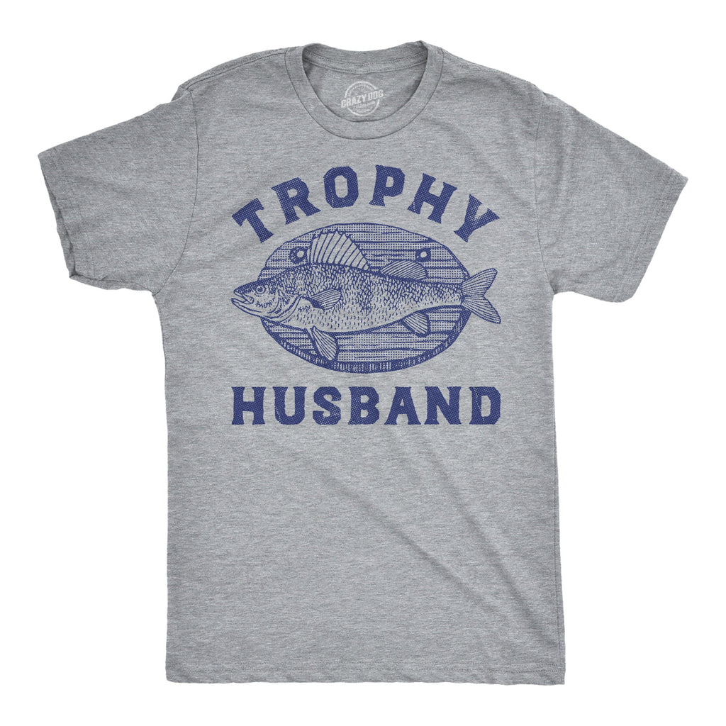 Trophy Husband Mounted Fish Men's T Shirt