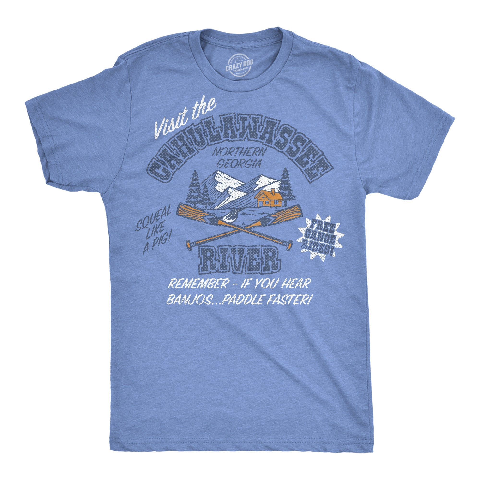 Visit The Cahulawassee River Men's T Shirt