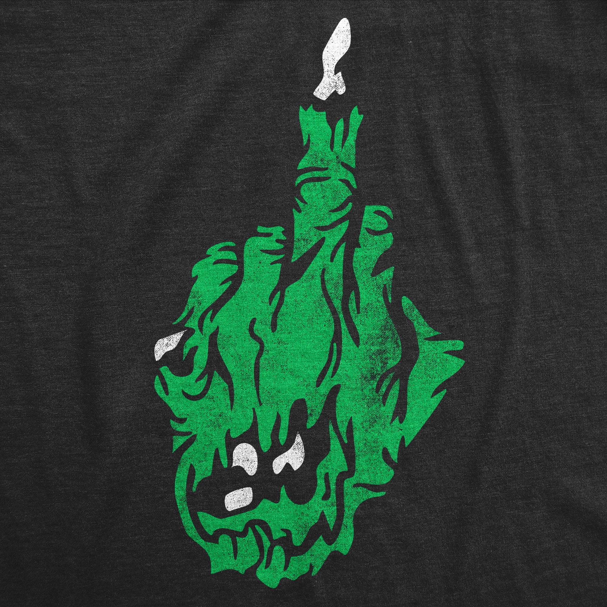 Zombie Middle Finger Men's T Shirt