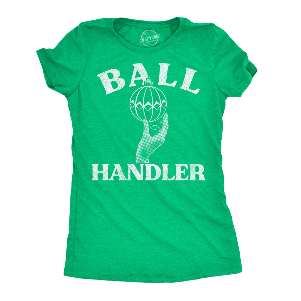 Ball Handler Christmas Ornament Women's T Shirt