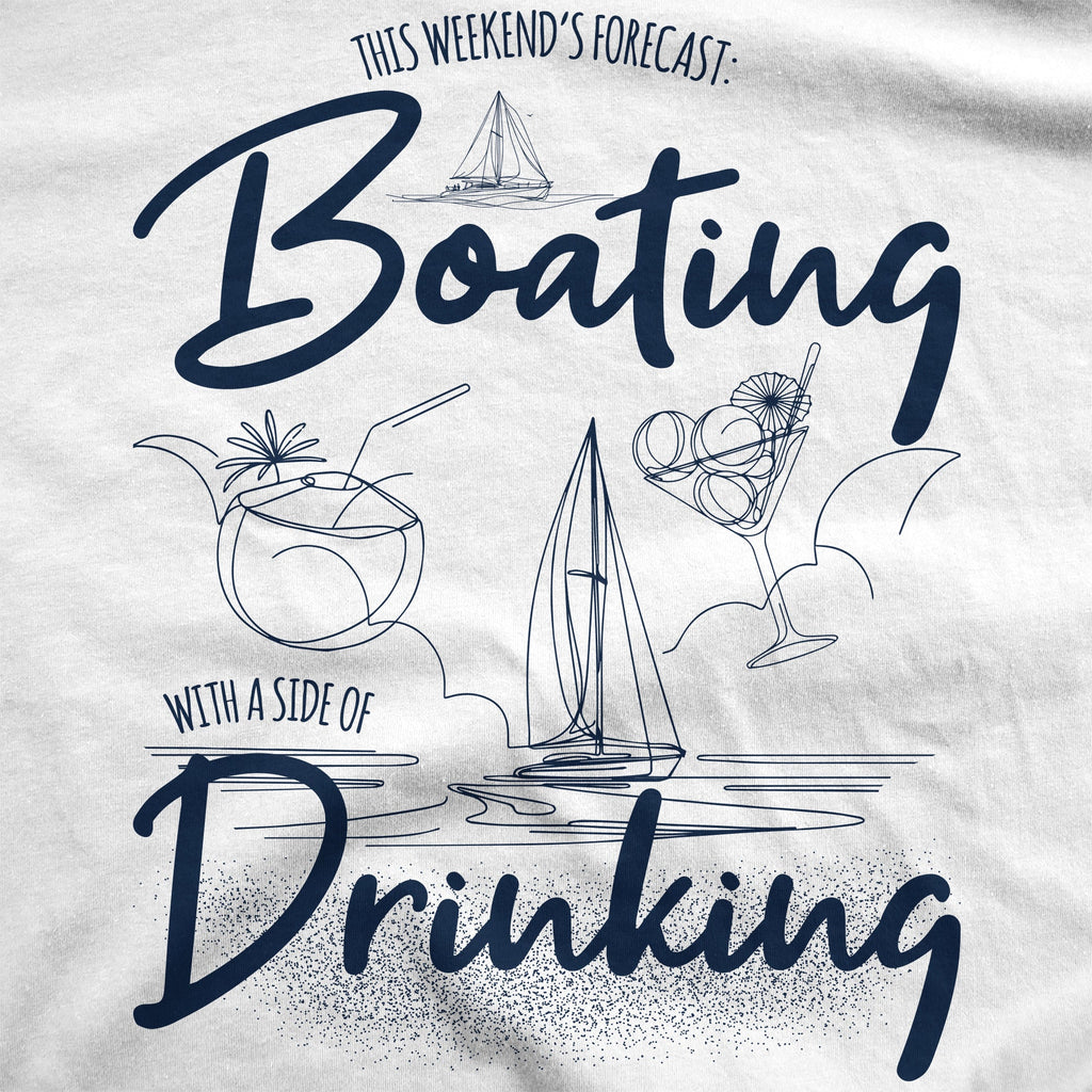 Boating With A Side Of Drinking Men's T Shirt
