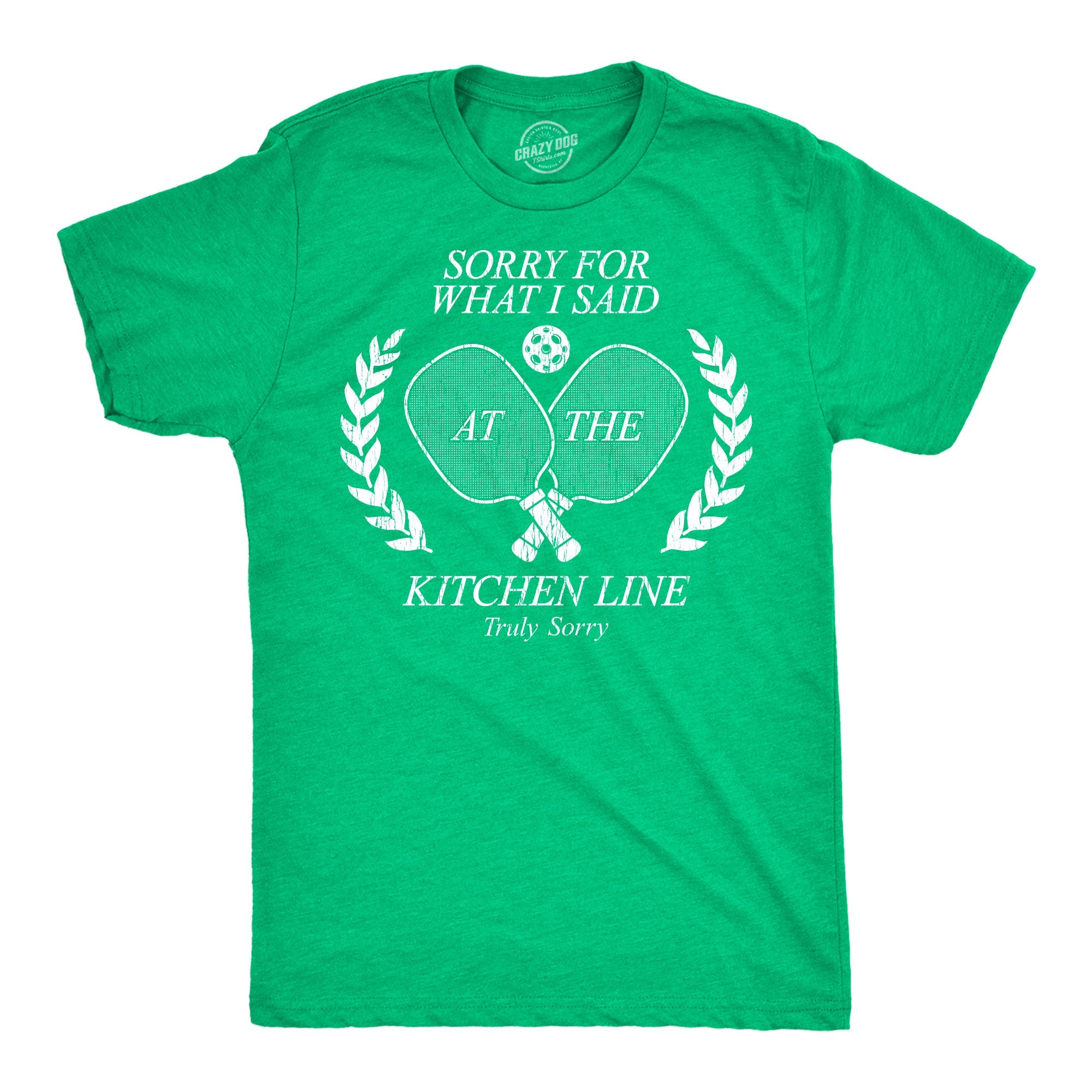 Sorry For What I Said At The Kitchen Line Men's T Shirt