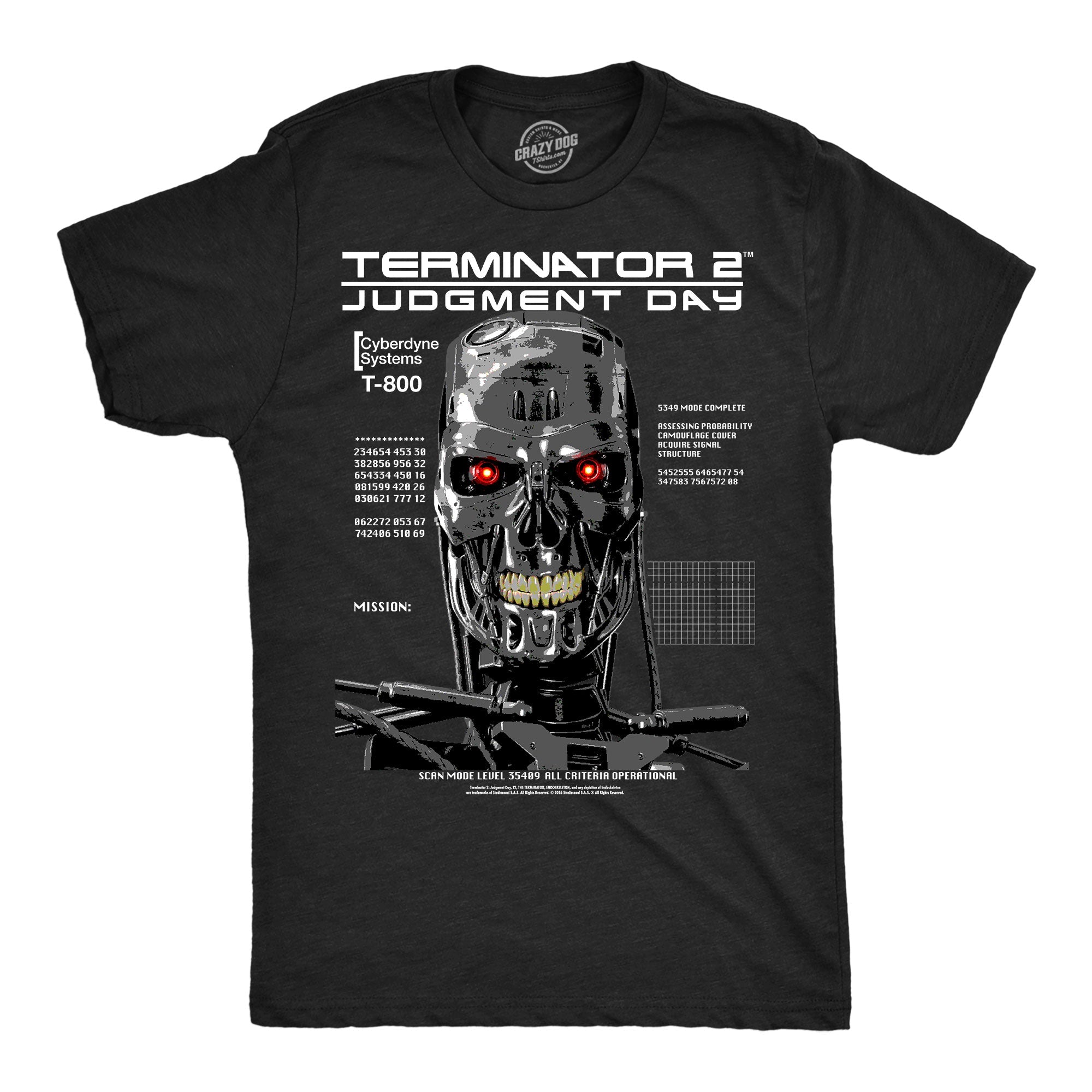 T 800 Endo Skull Men's T Shirt