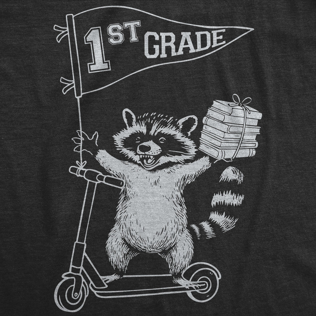 1st Grade Raccoon Youth T Shirt