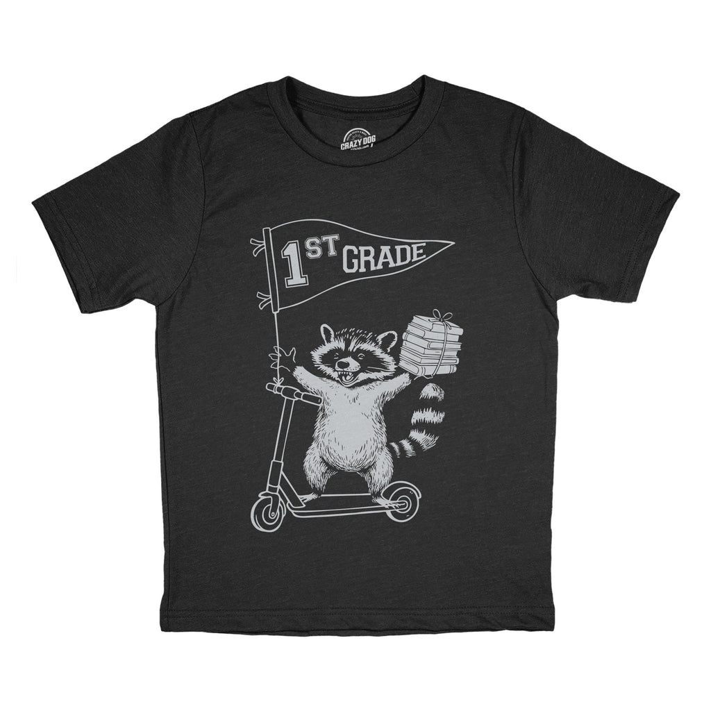 1st Grade Raccoon Youth T Shirt
