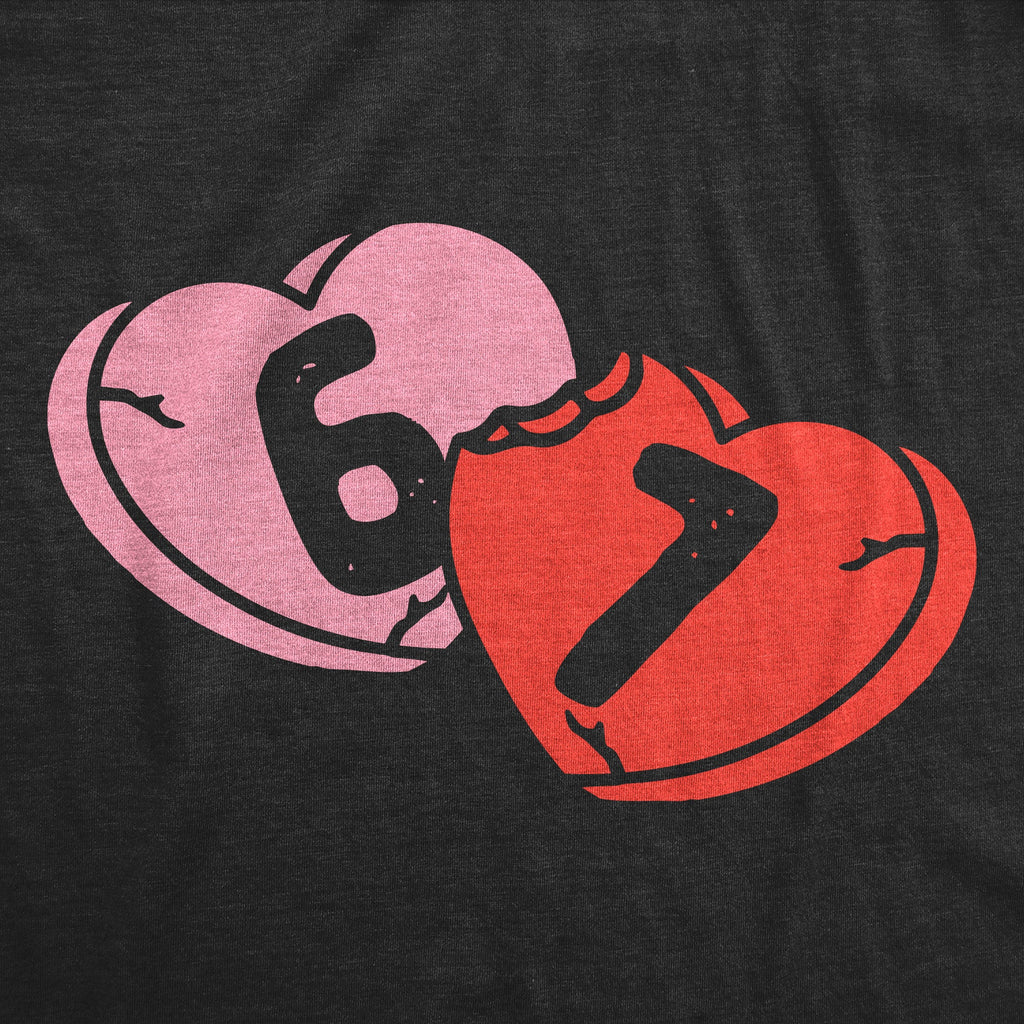 6 7 Candy Hearts Youth T Shirt