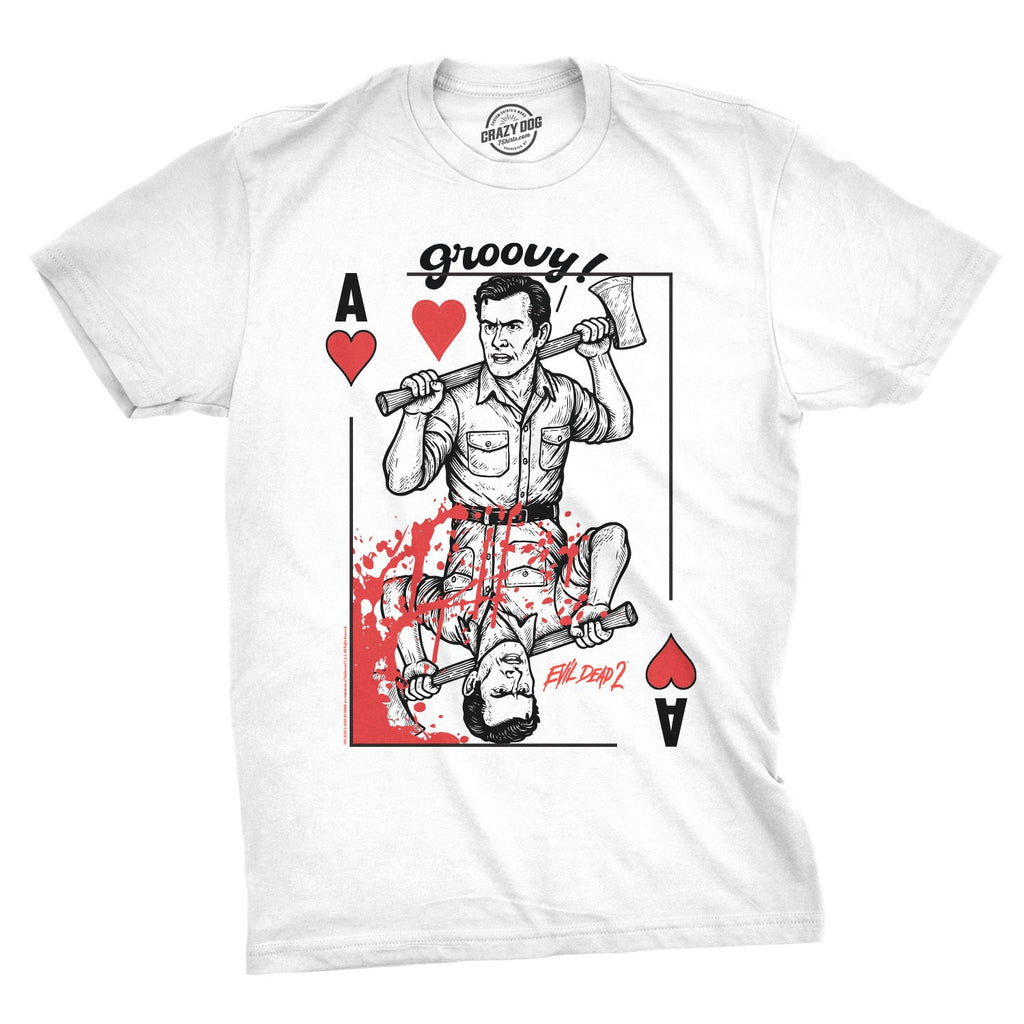 Ash Playing Card Evil Dead Men's T Shirt