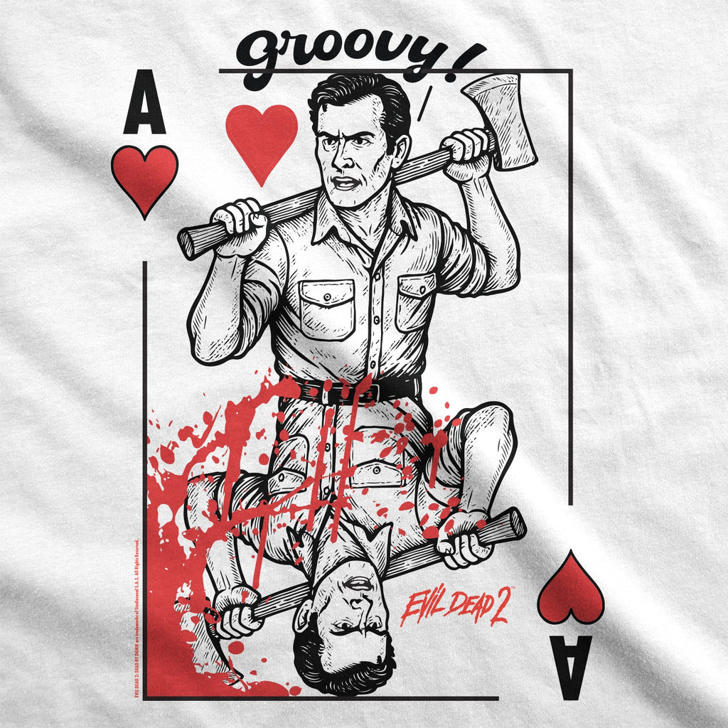 Ash Playing Card Evil Dead Men's T Shirt