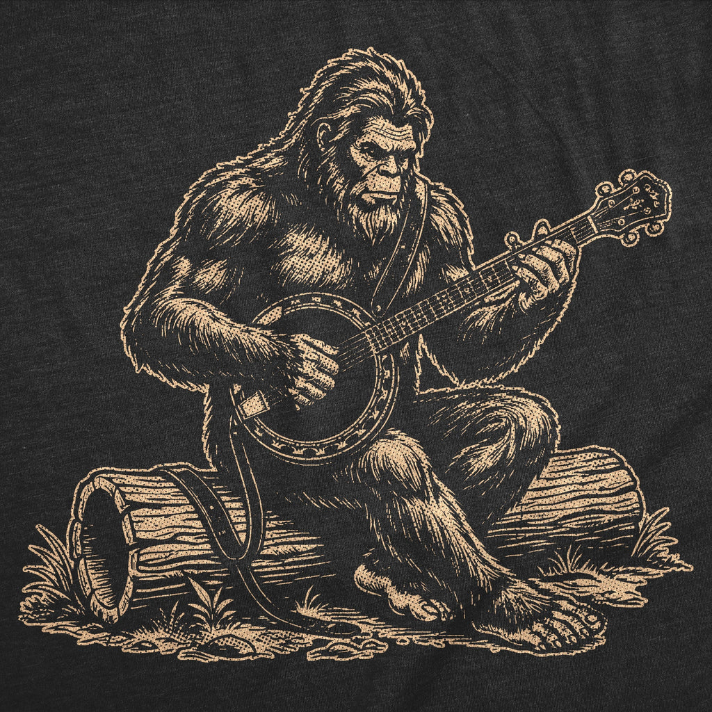 Banjo Bigfoot Men's T Shirt