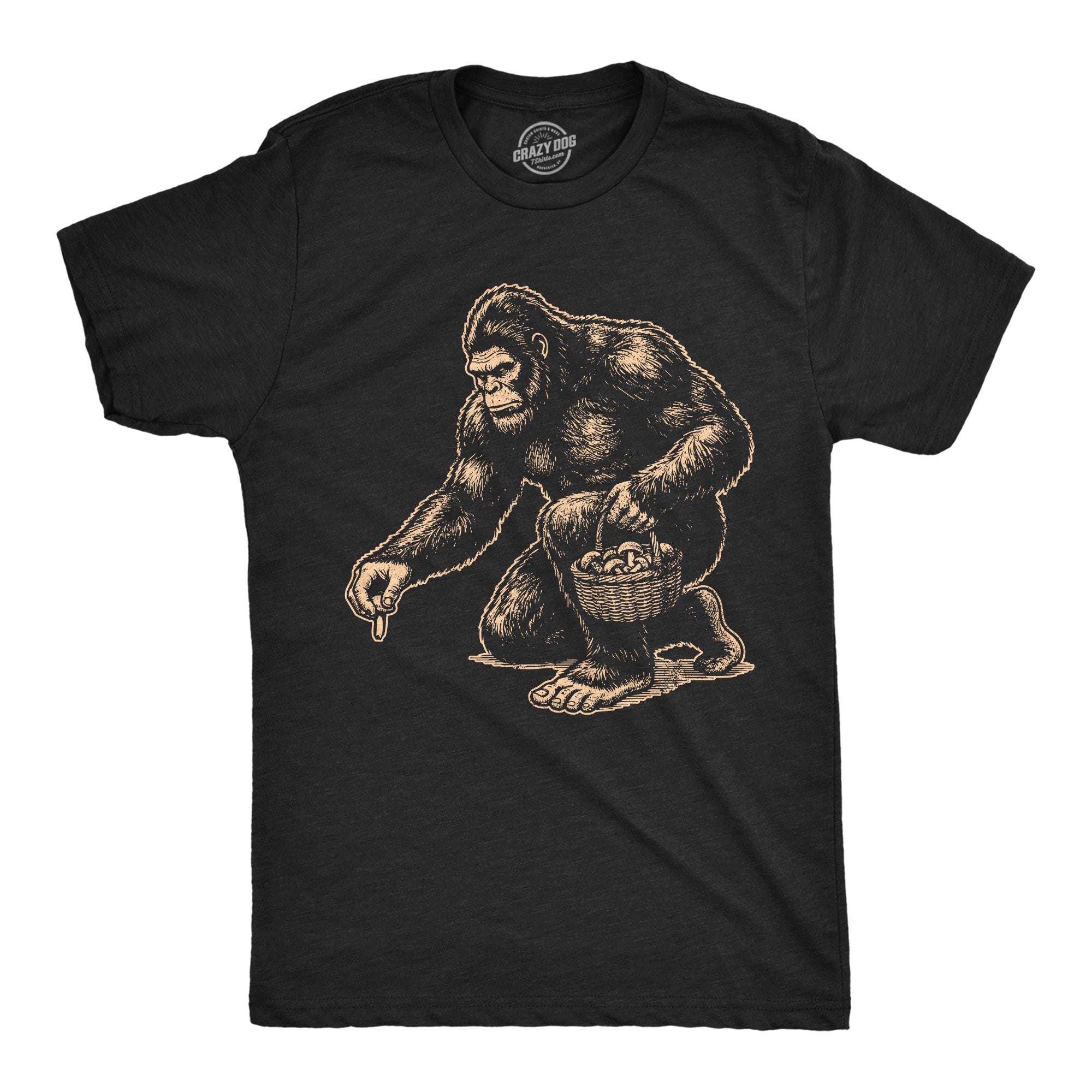 Bigfoot Mushroom Men's T Shirt